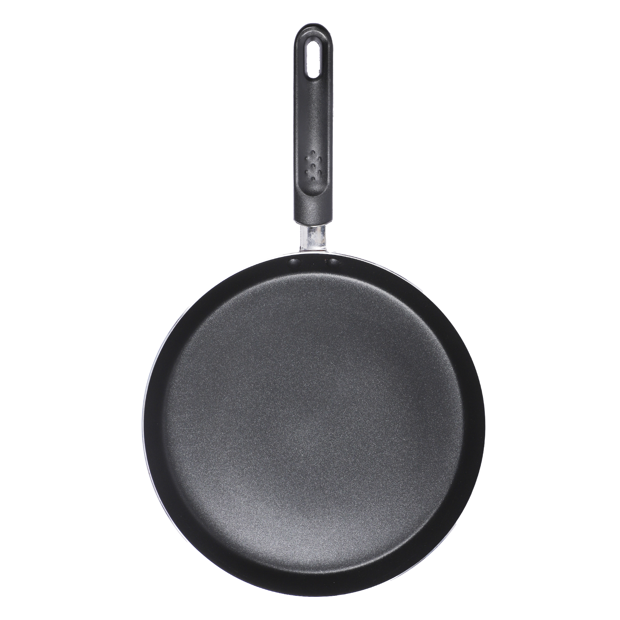 Crêpière en aluminium rouge métallisé