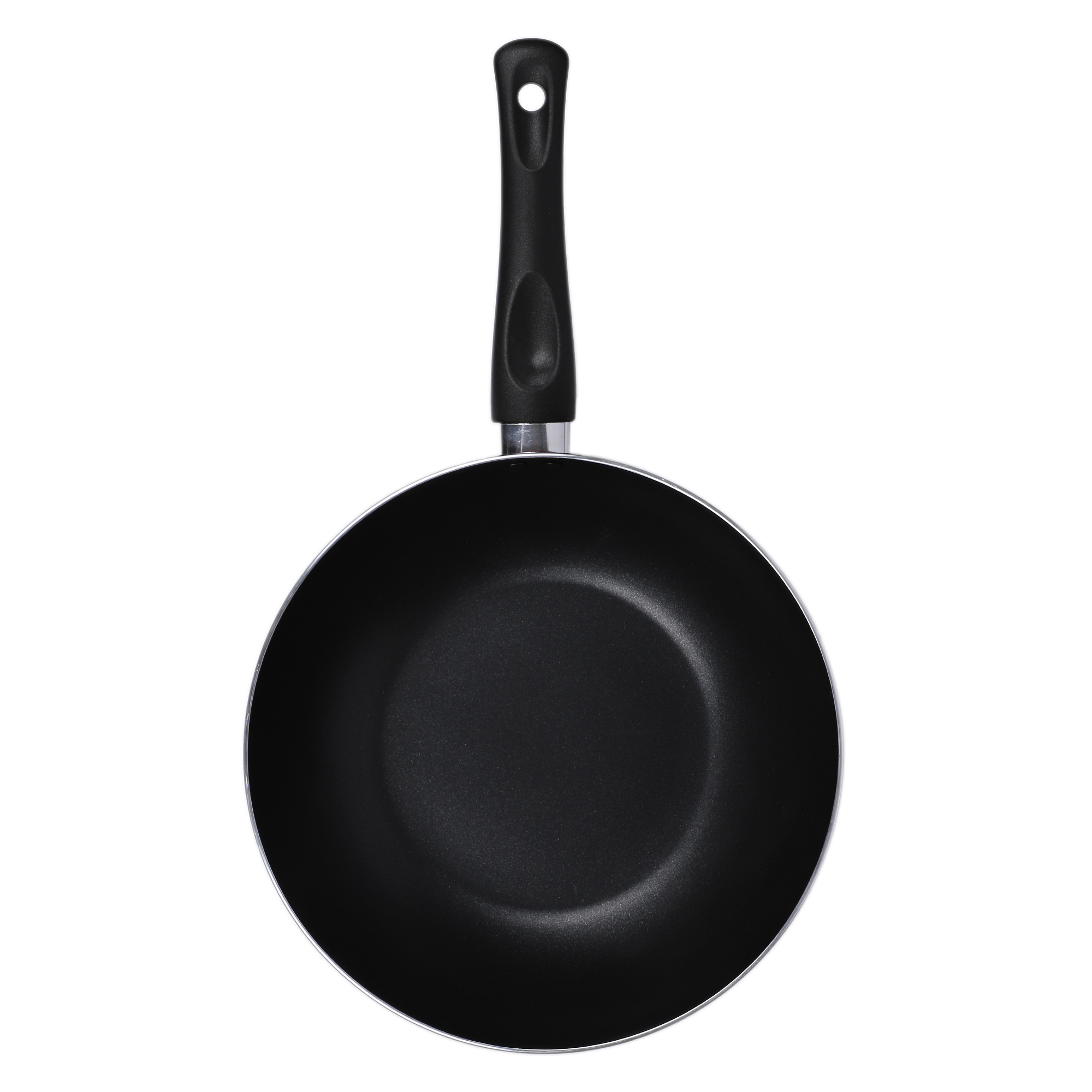 Wok à induction rouge métallisé 28cm