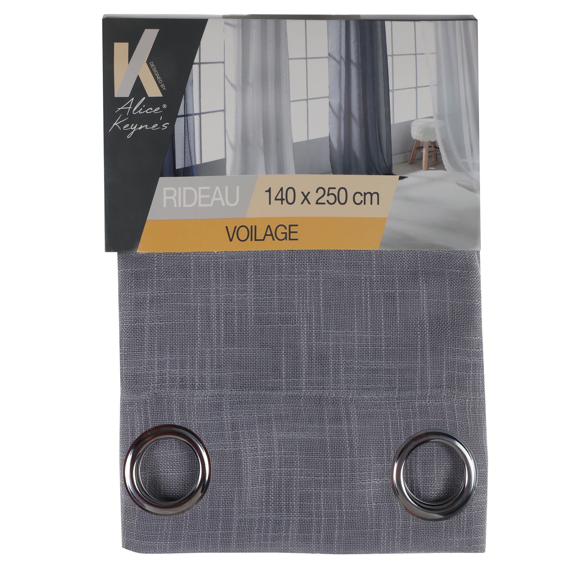Voilage esprit lin