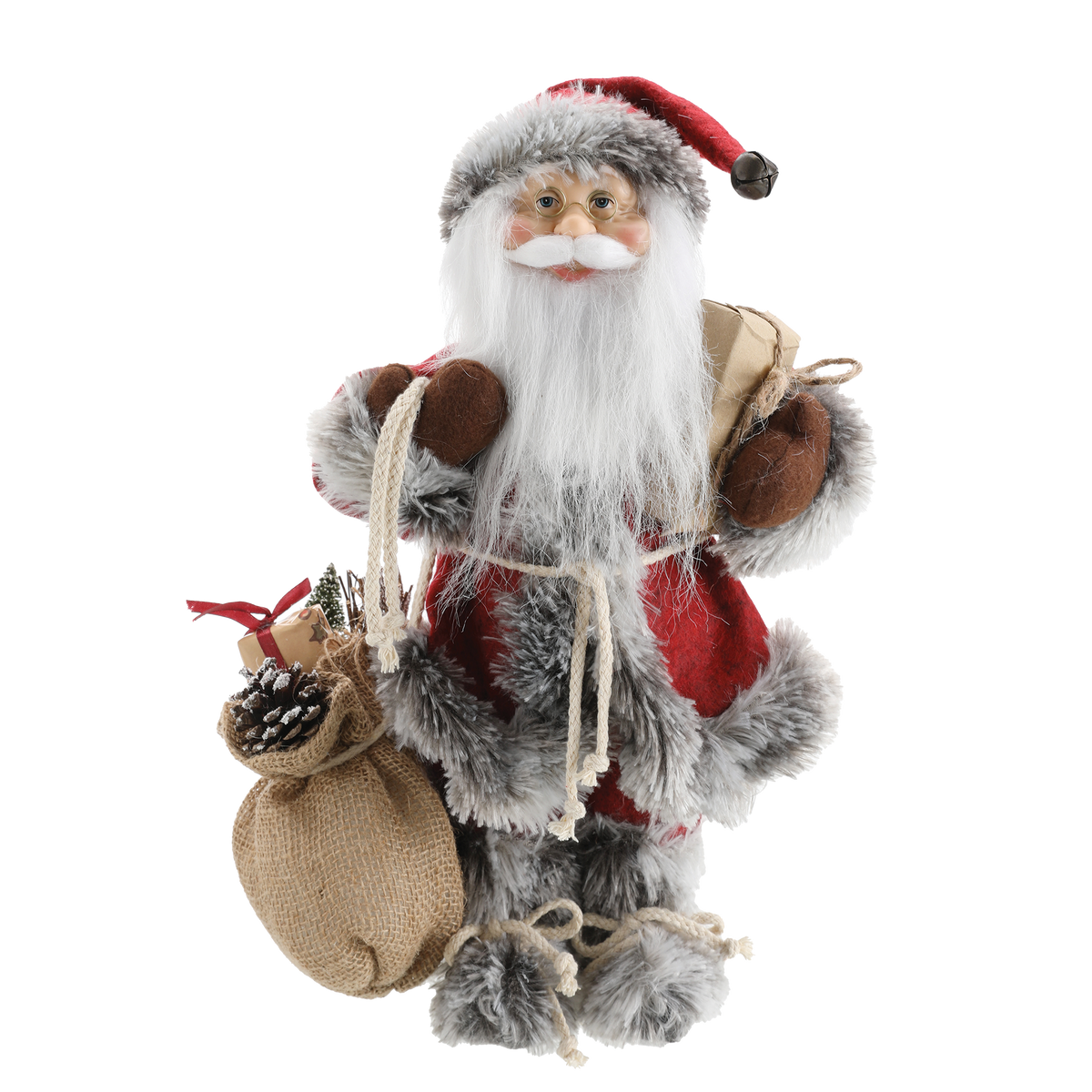 Décoration père-noël 40cm - Rouge