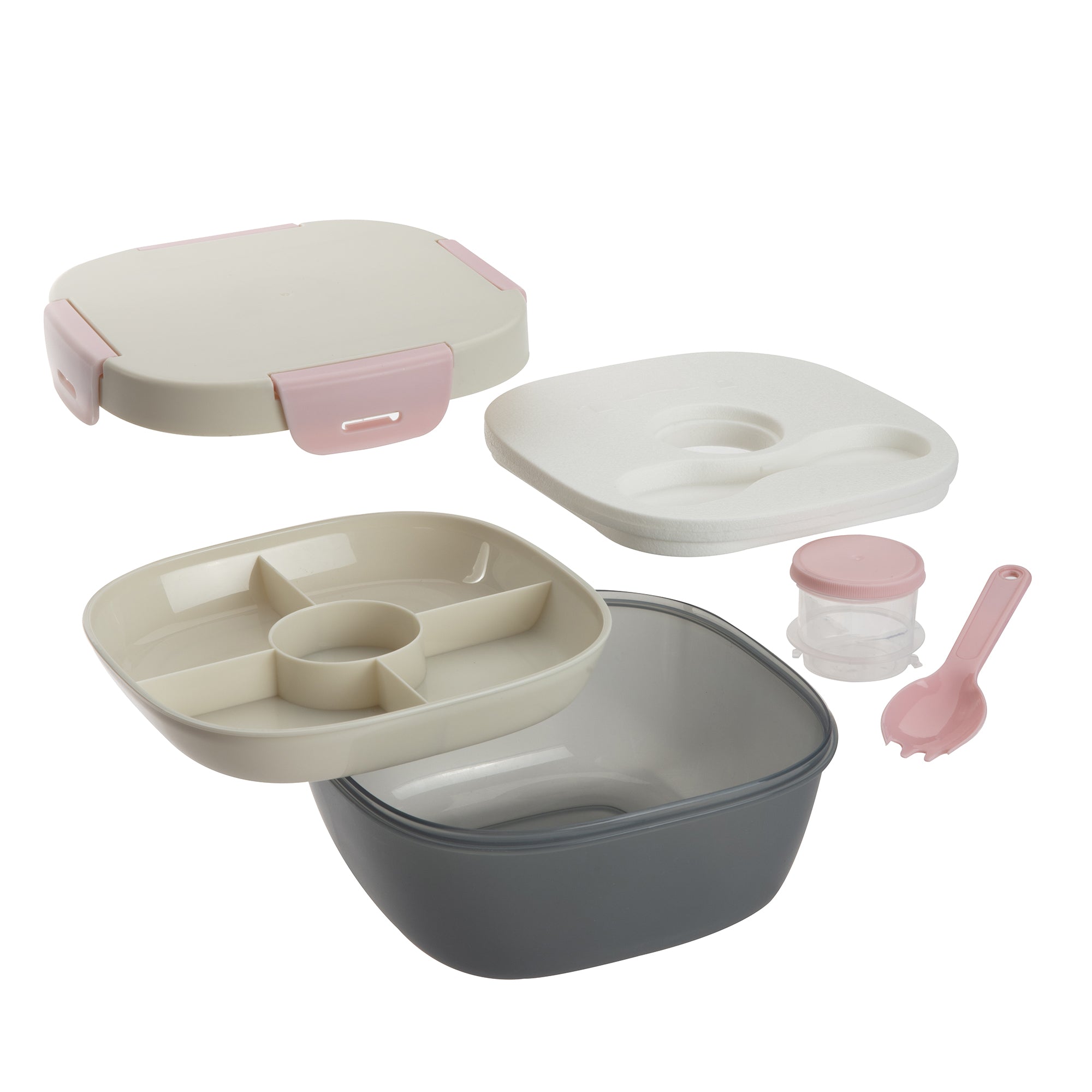 Lunch box réfrigéré compartimenté carrée 1.2L