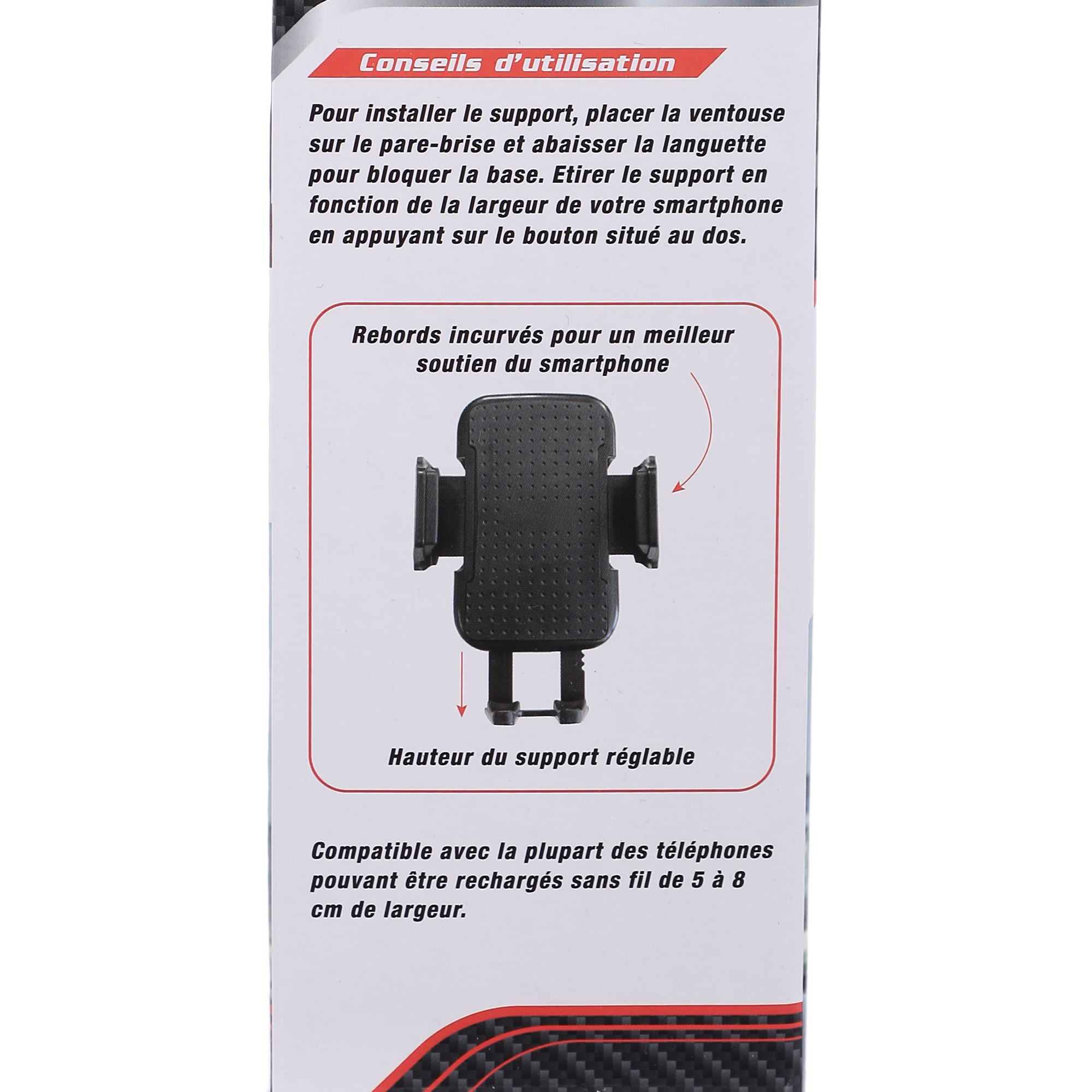 Support et chargeur à induction pour voiture