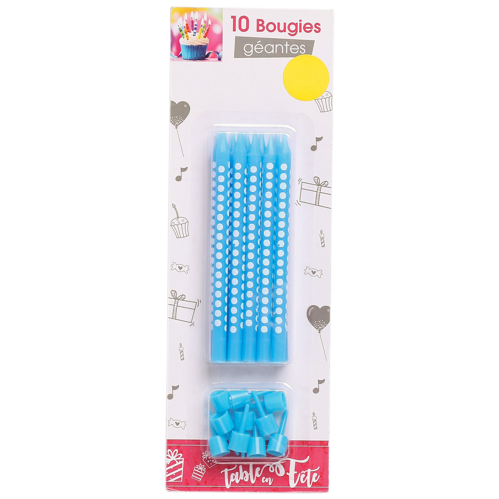 Bougies d'anniversaires géantes
