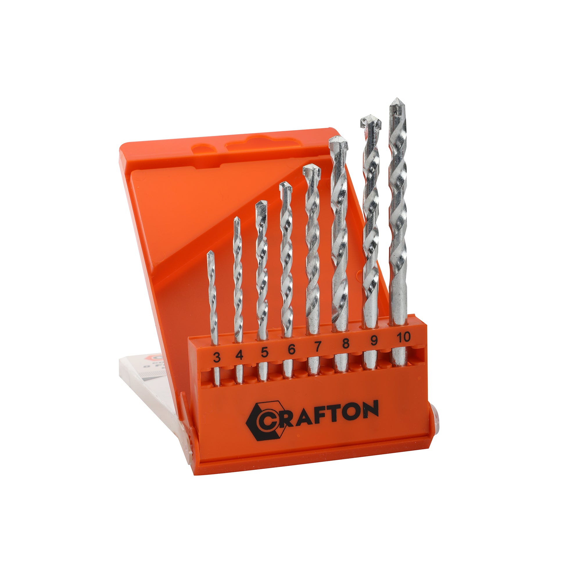 Coffret de 8 forets en béton