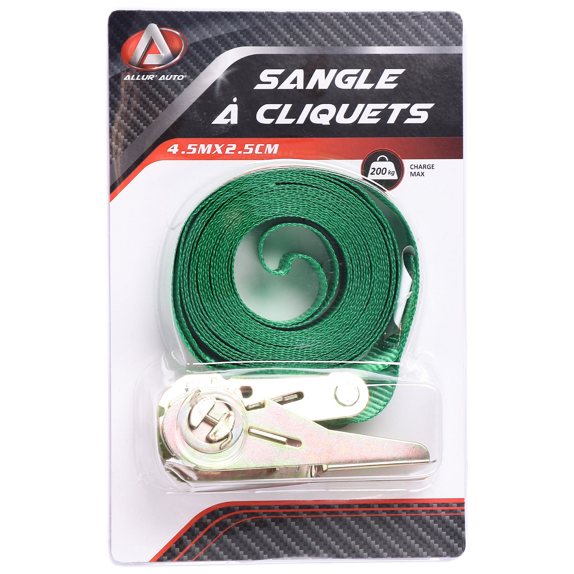 Sangle auto à cliquets
