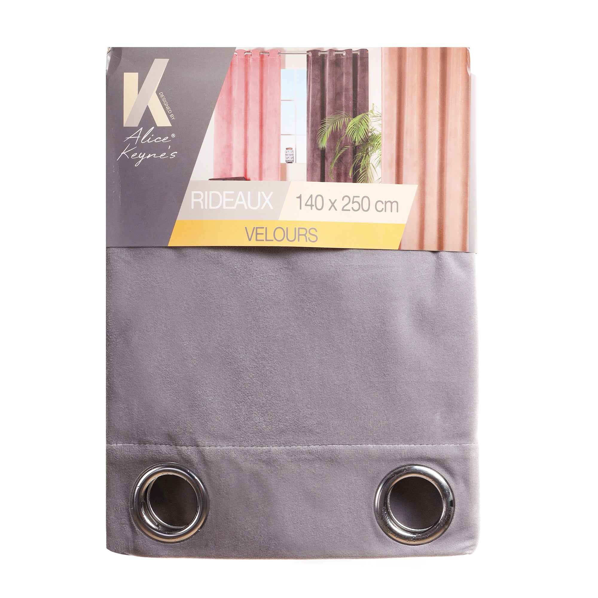 Rideau en velours - Beige