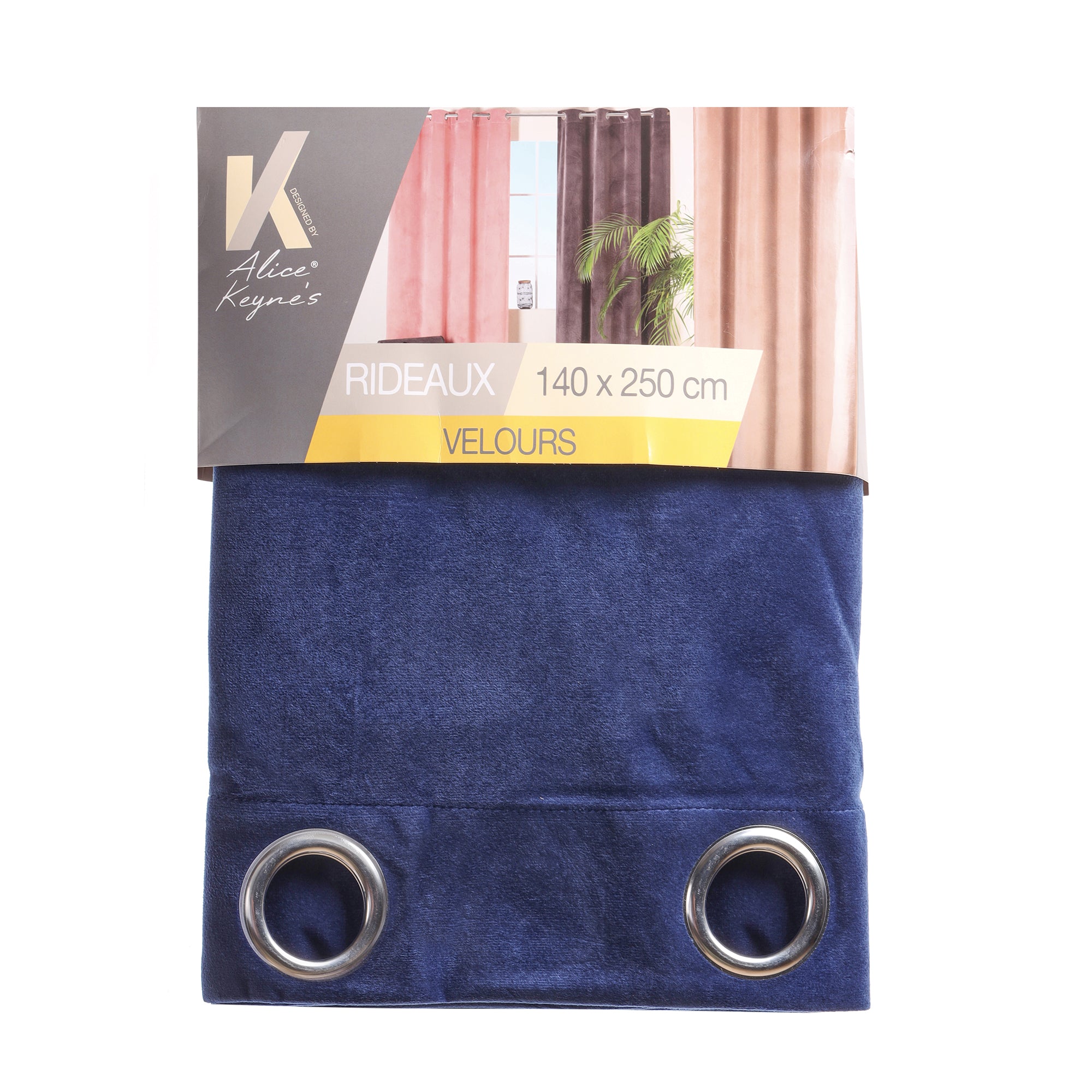Rideau en velours - Marron