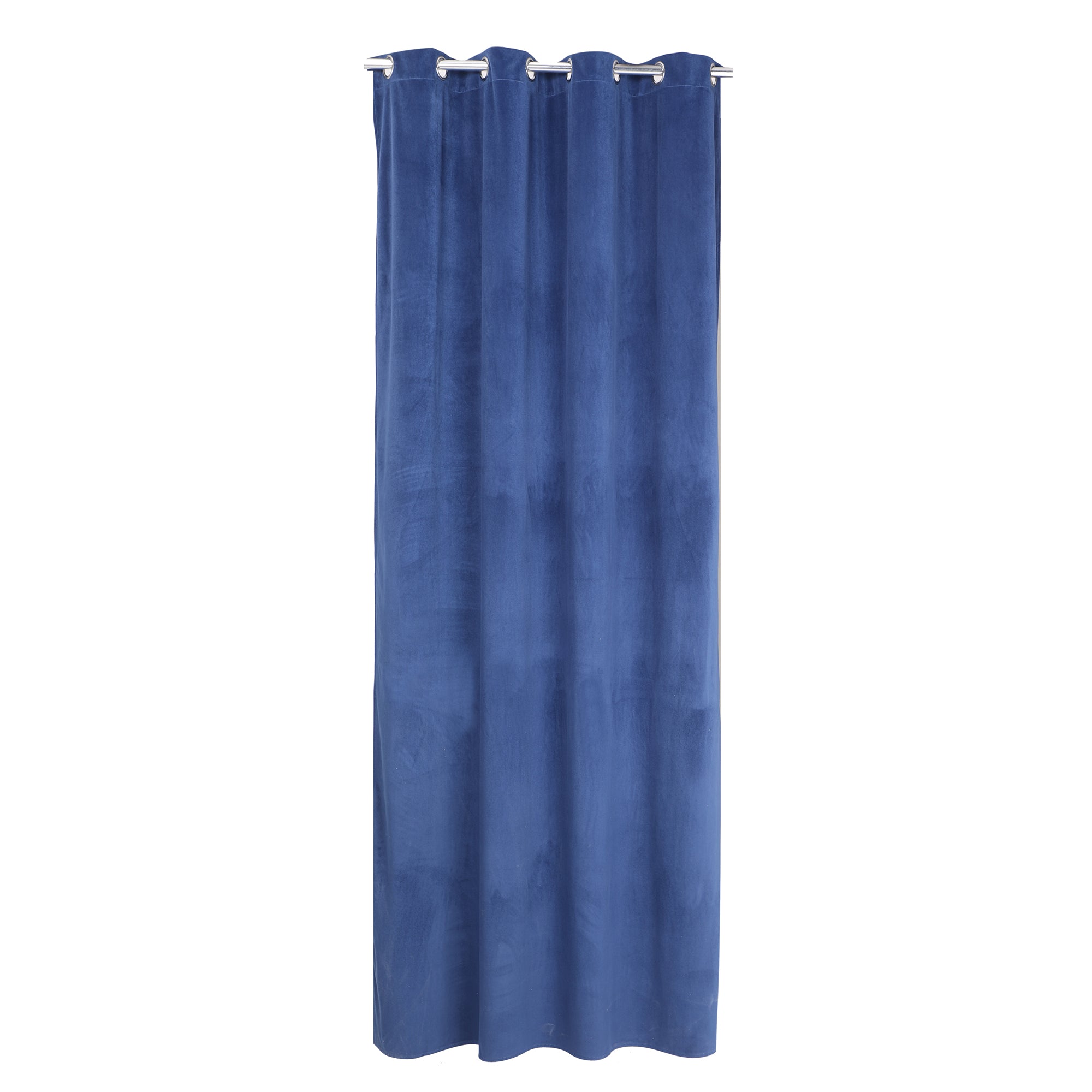 Rideau en velours - Bleu