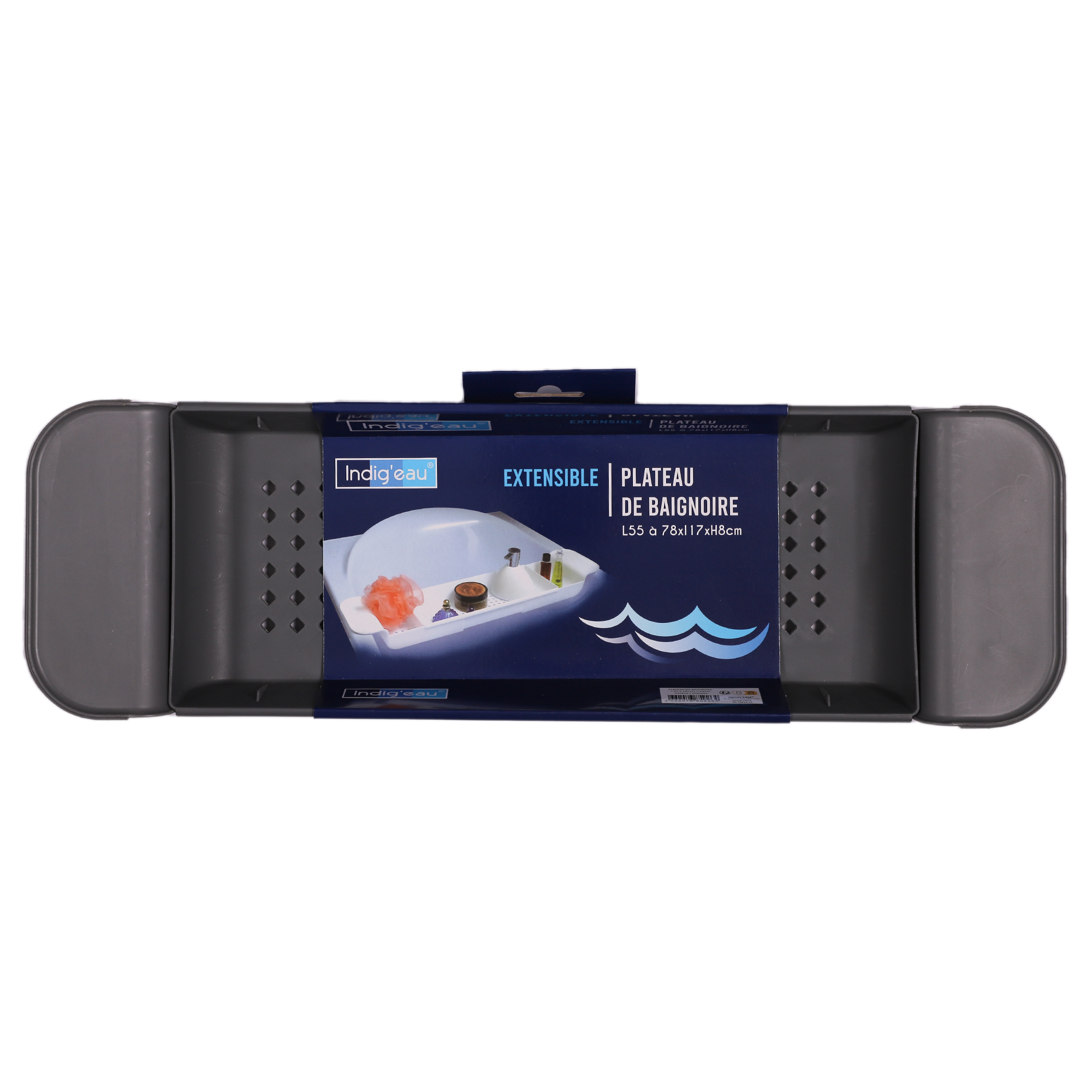 PLATEAU BAIGNOIRE EXTENSIBLE BLANC