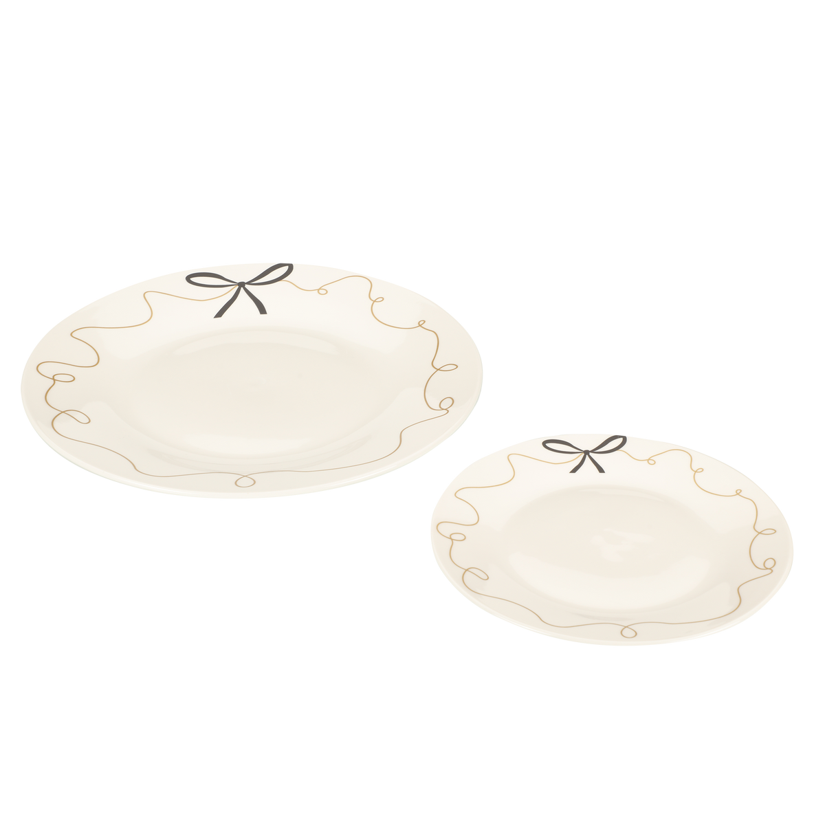 Service en porcelaine 12 pièces - Noir