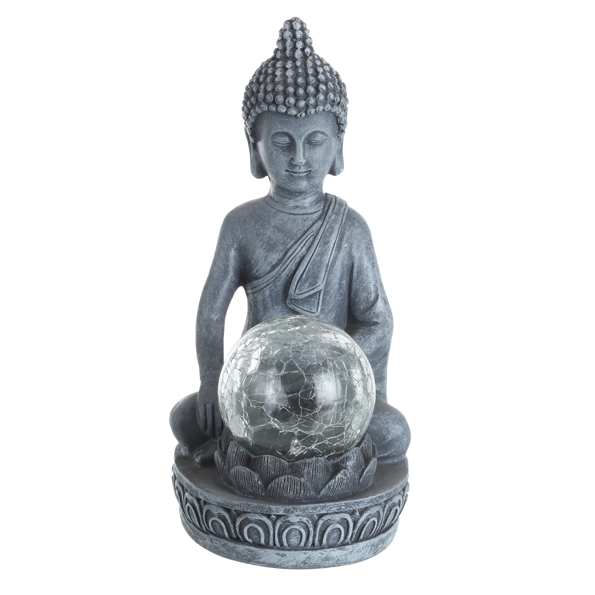 Statue Bouddha led solailre
