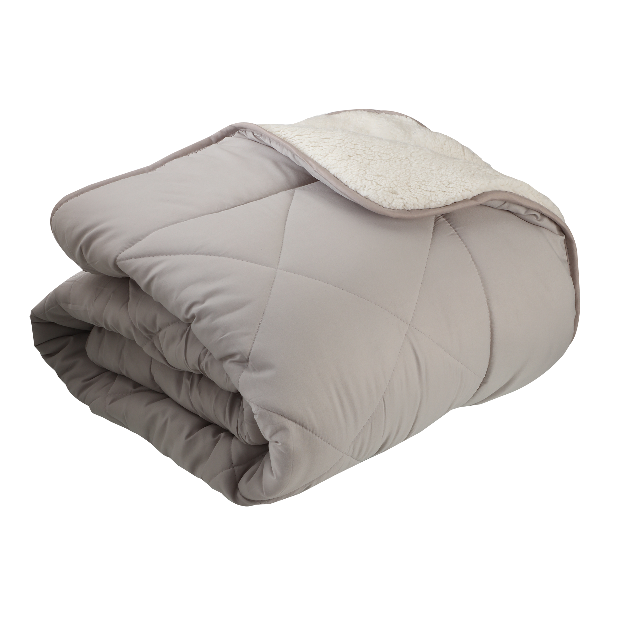 Couette doublée sherpa 140x200cm