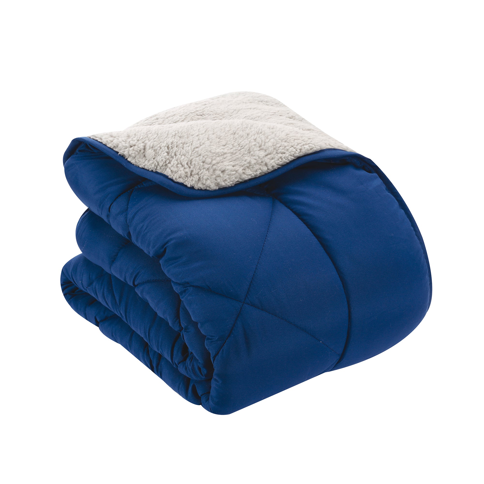 Couette doublée sherpa 140x200cm