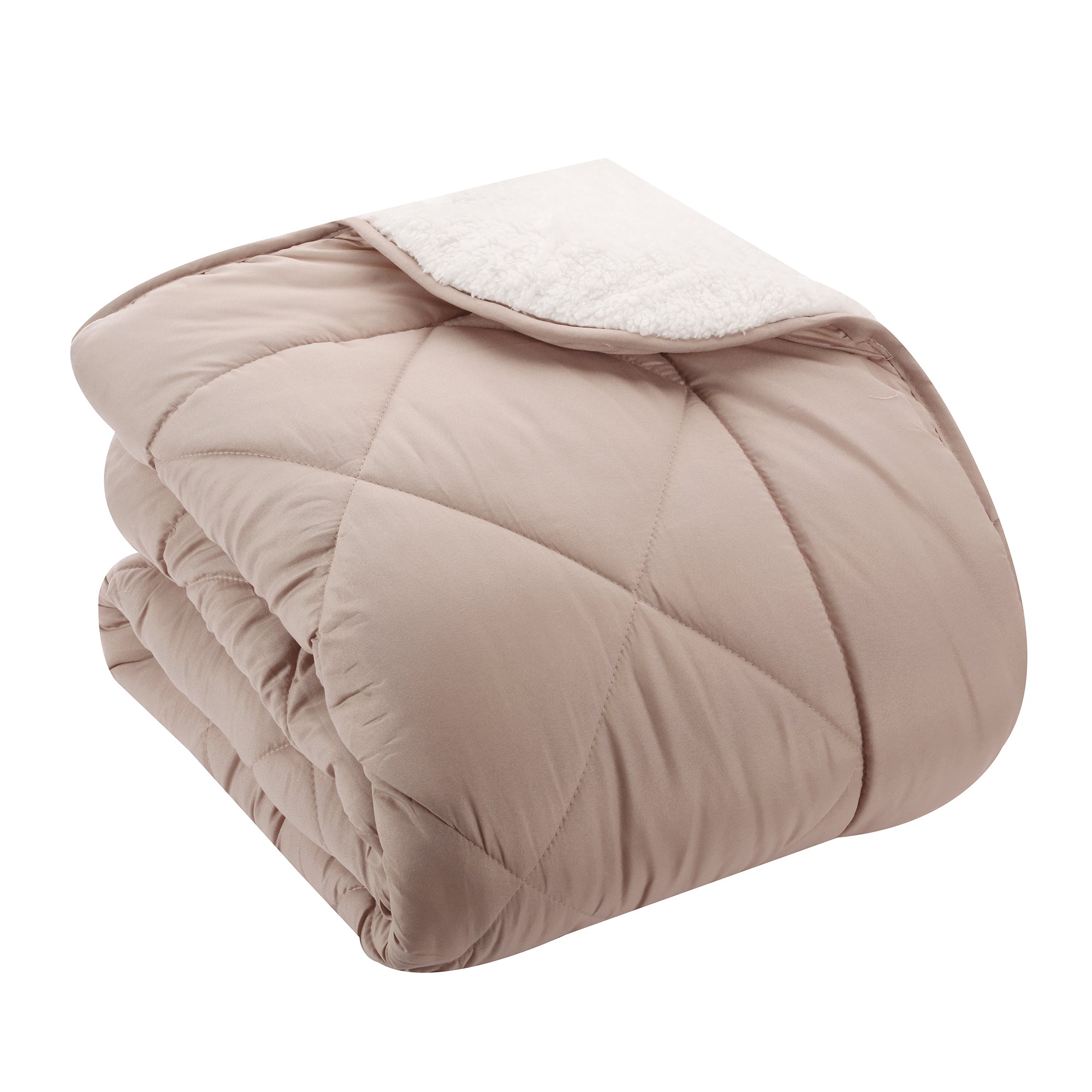 Couette doublée sherpa 220x240cm