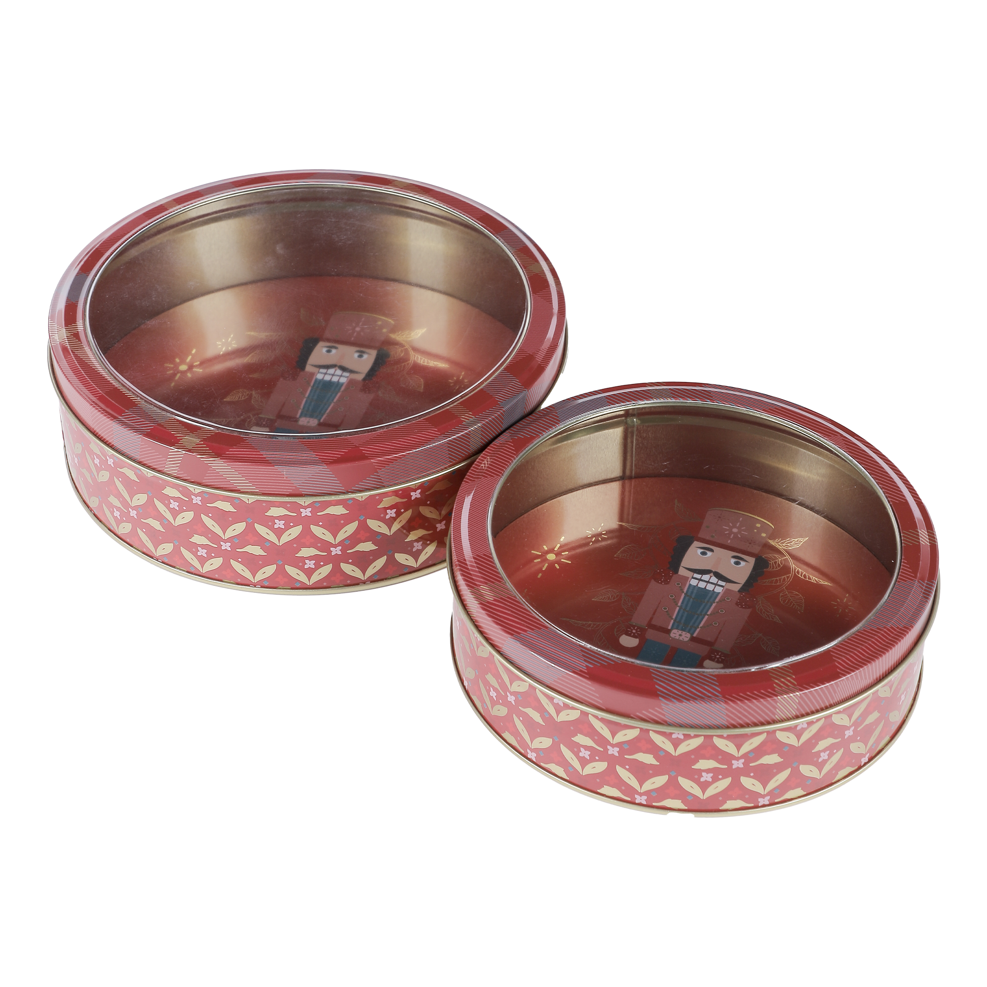 2 boîtes à cookies  - Rouge