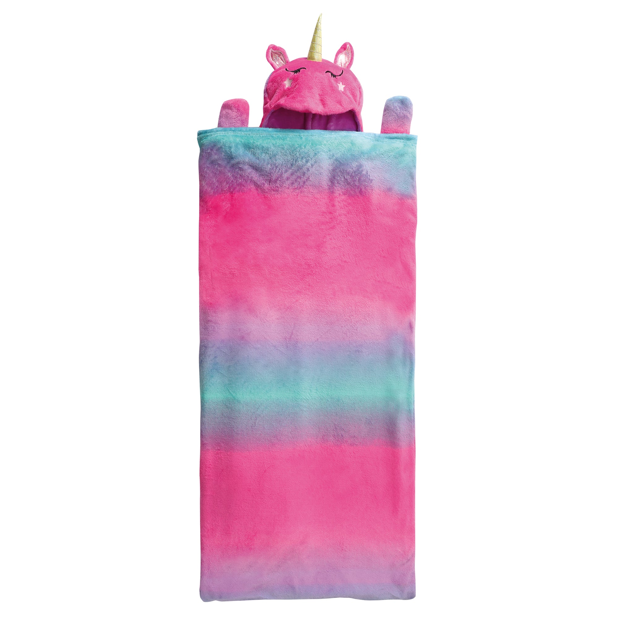 Sac de couchage pour enfant avec capuche  - Gris