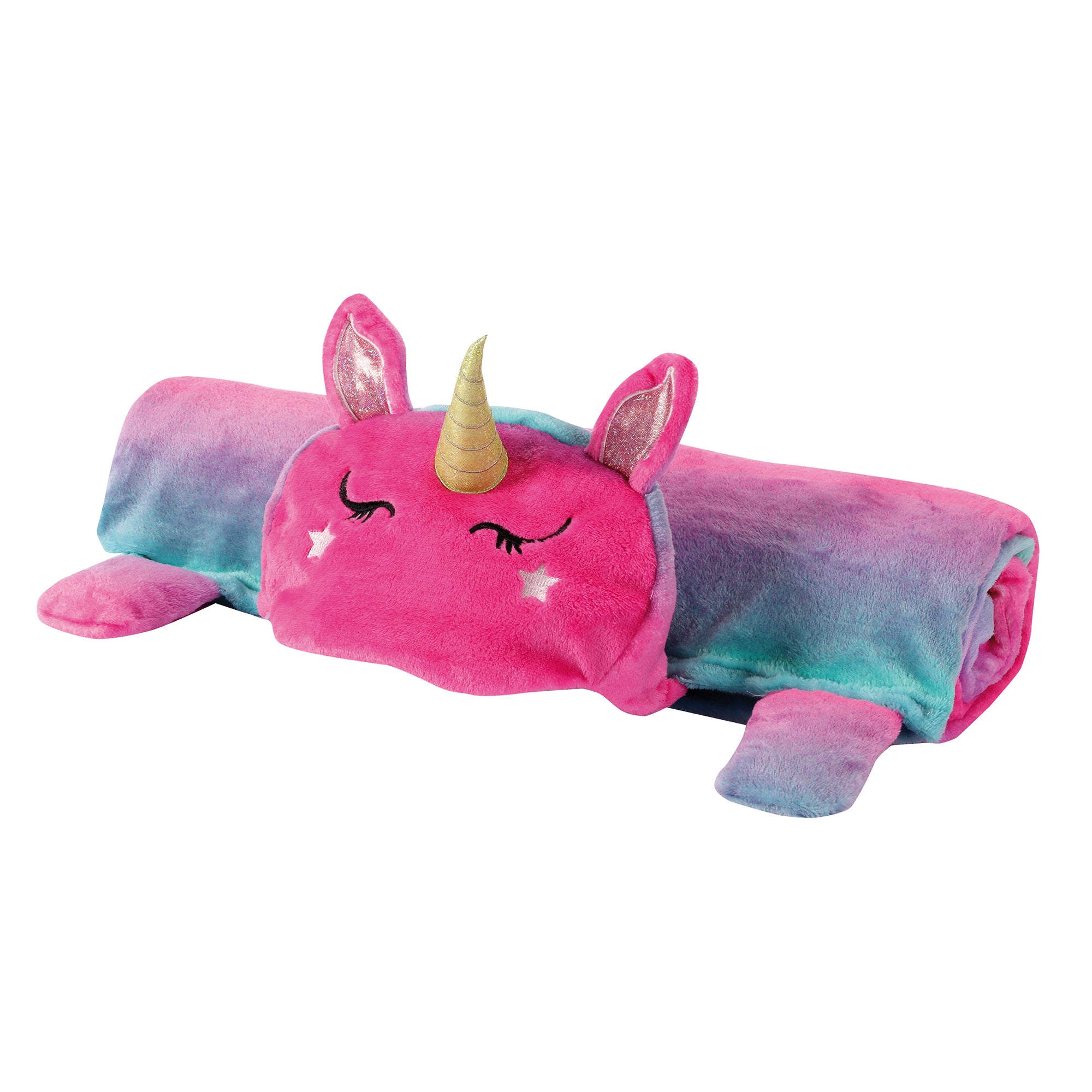 Sac de couchage pour enfant avec capuche  - Rose clair