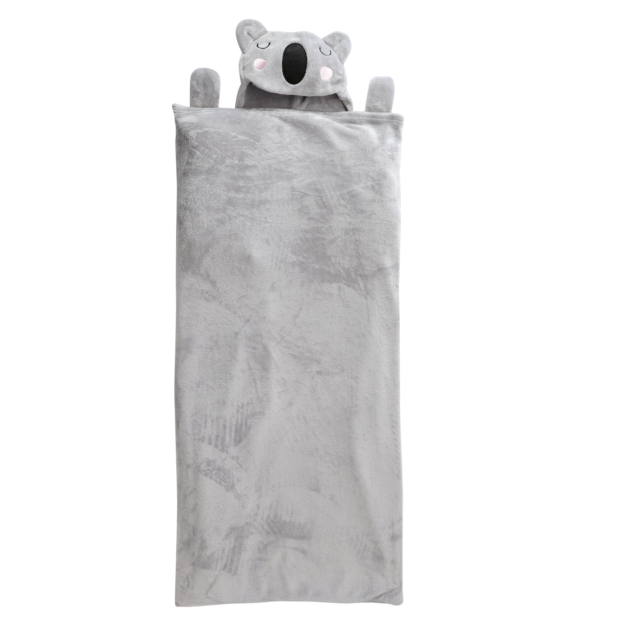 Sac de couchage pour enfant avec capuche  - Noir