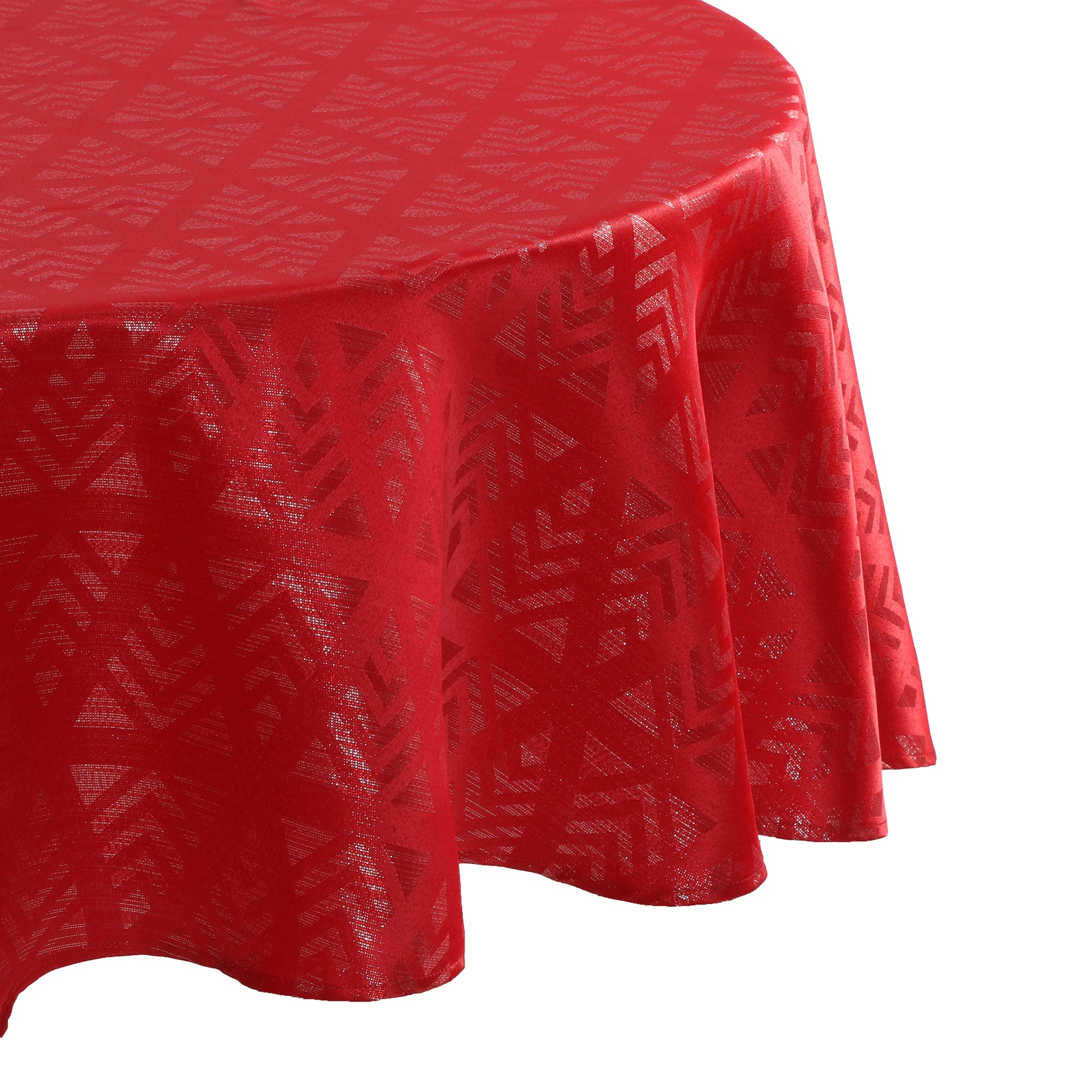Nappe de Noël ronde 180cm - Rouge