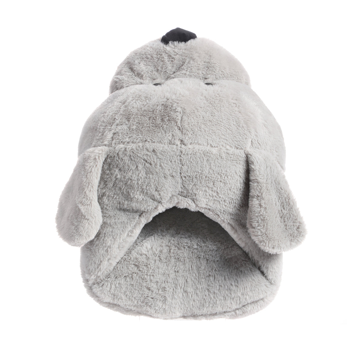 Chaussons géants chien en fausse fourrure