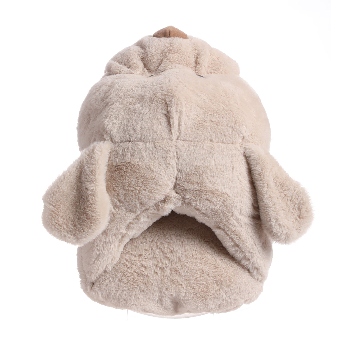 Chaussons géants chien en fausse fourrure