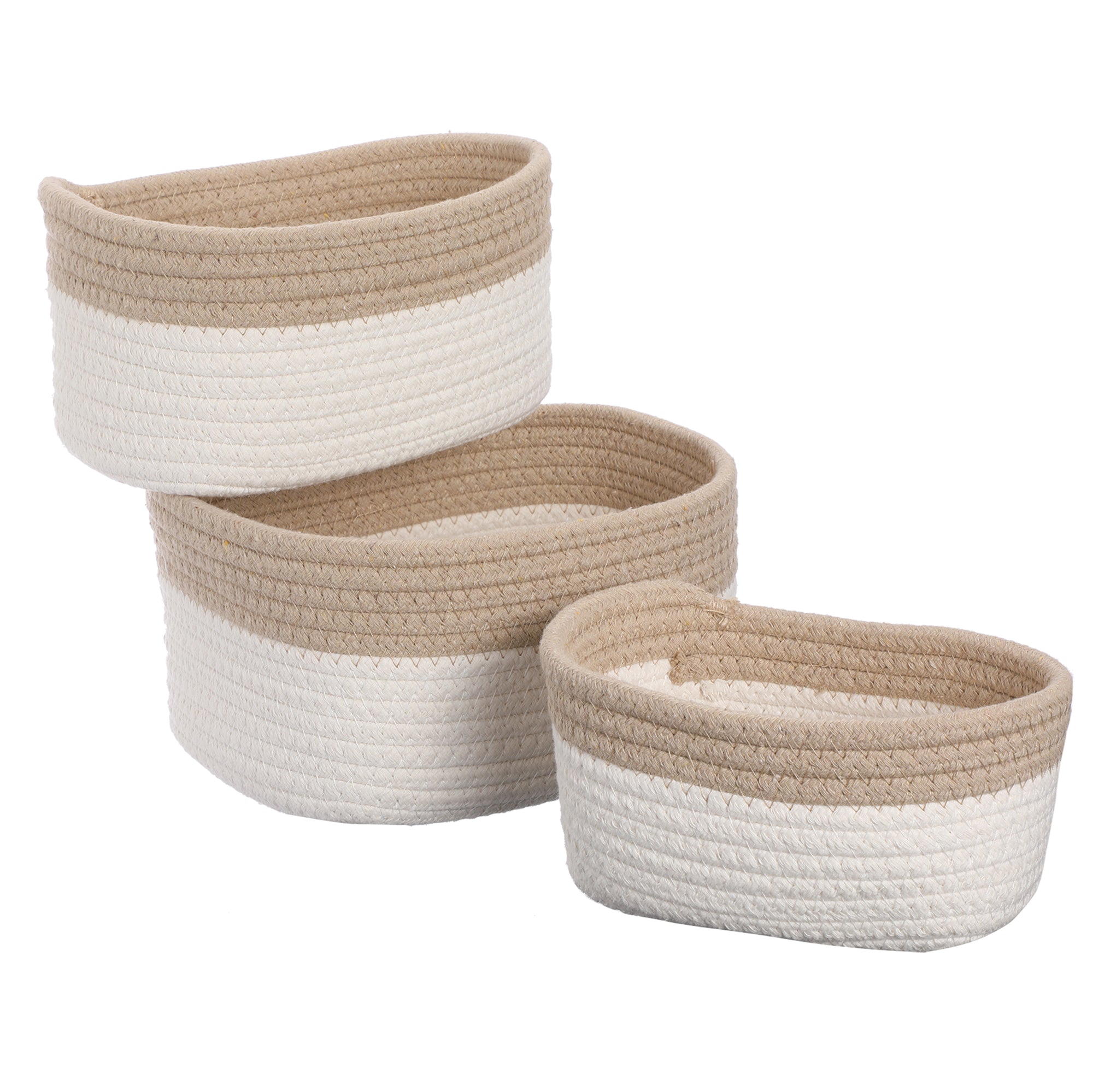 3 paniers de rangement