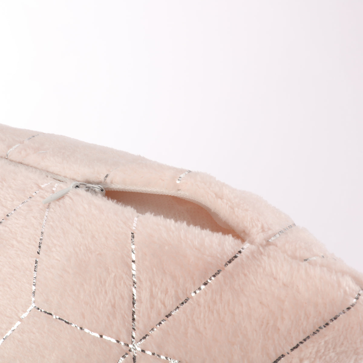 Coussin imprimé silver