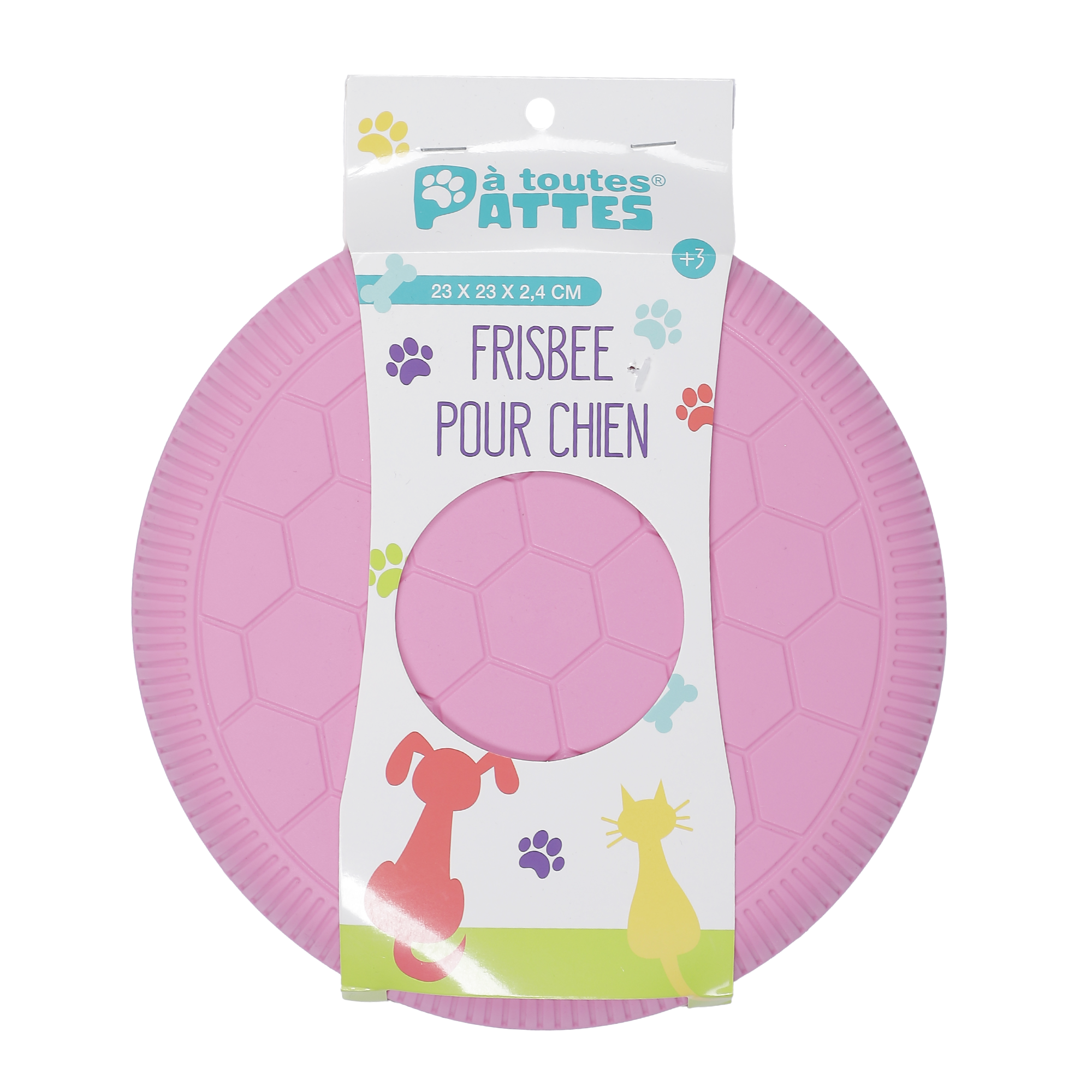 Frisbee pour chien - Rose