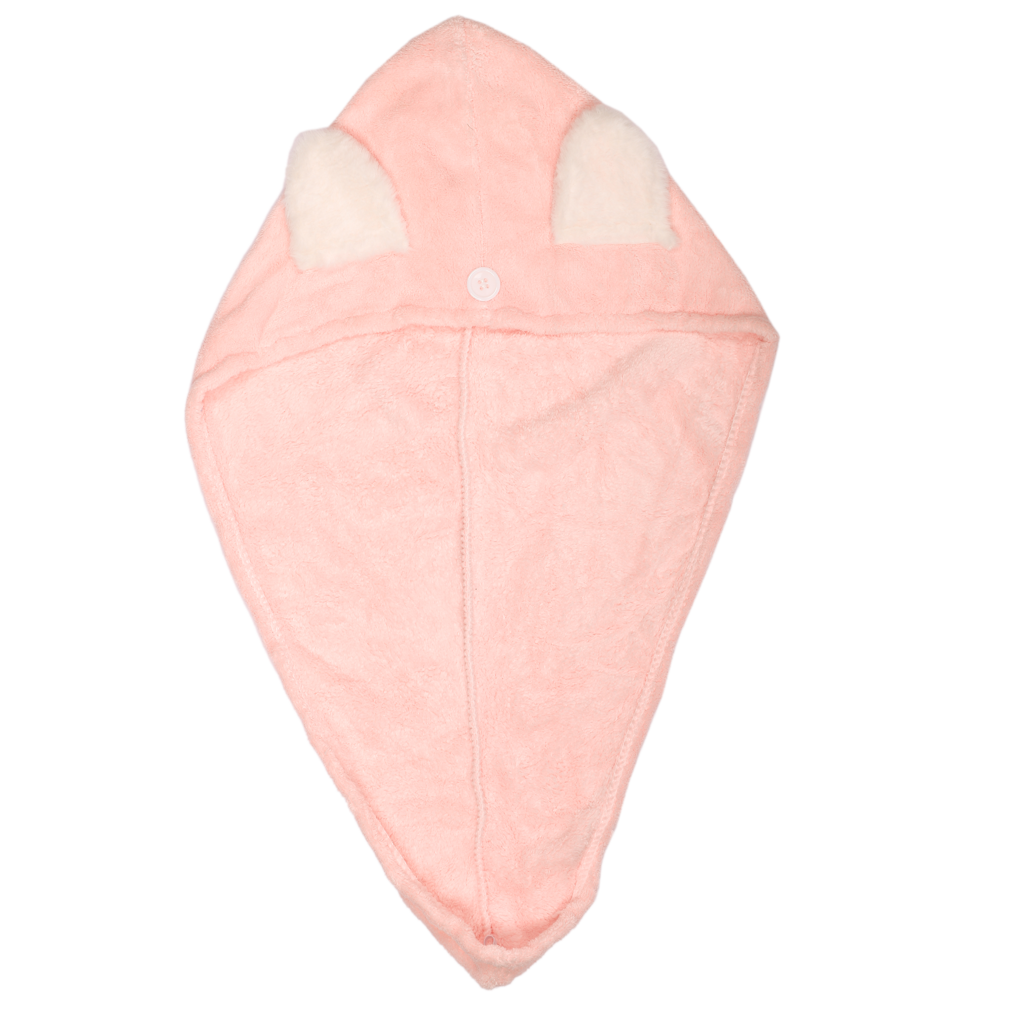 Serviette pour cheveux en microfibre - Rose