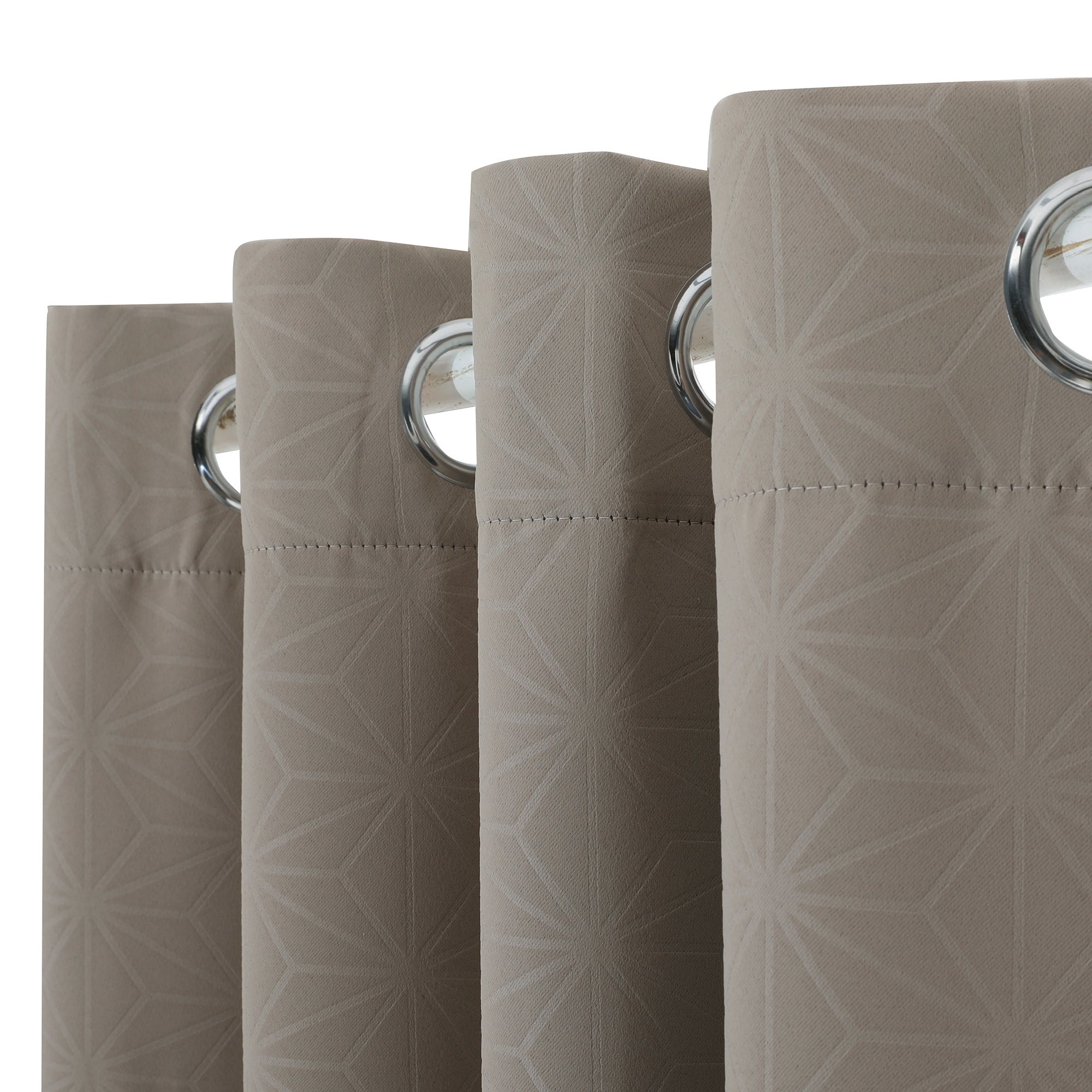Rideau occultant 140x250cm - Gris clair