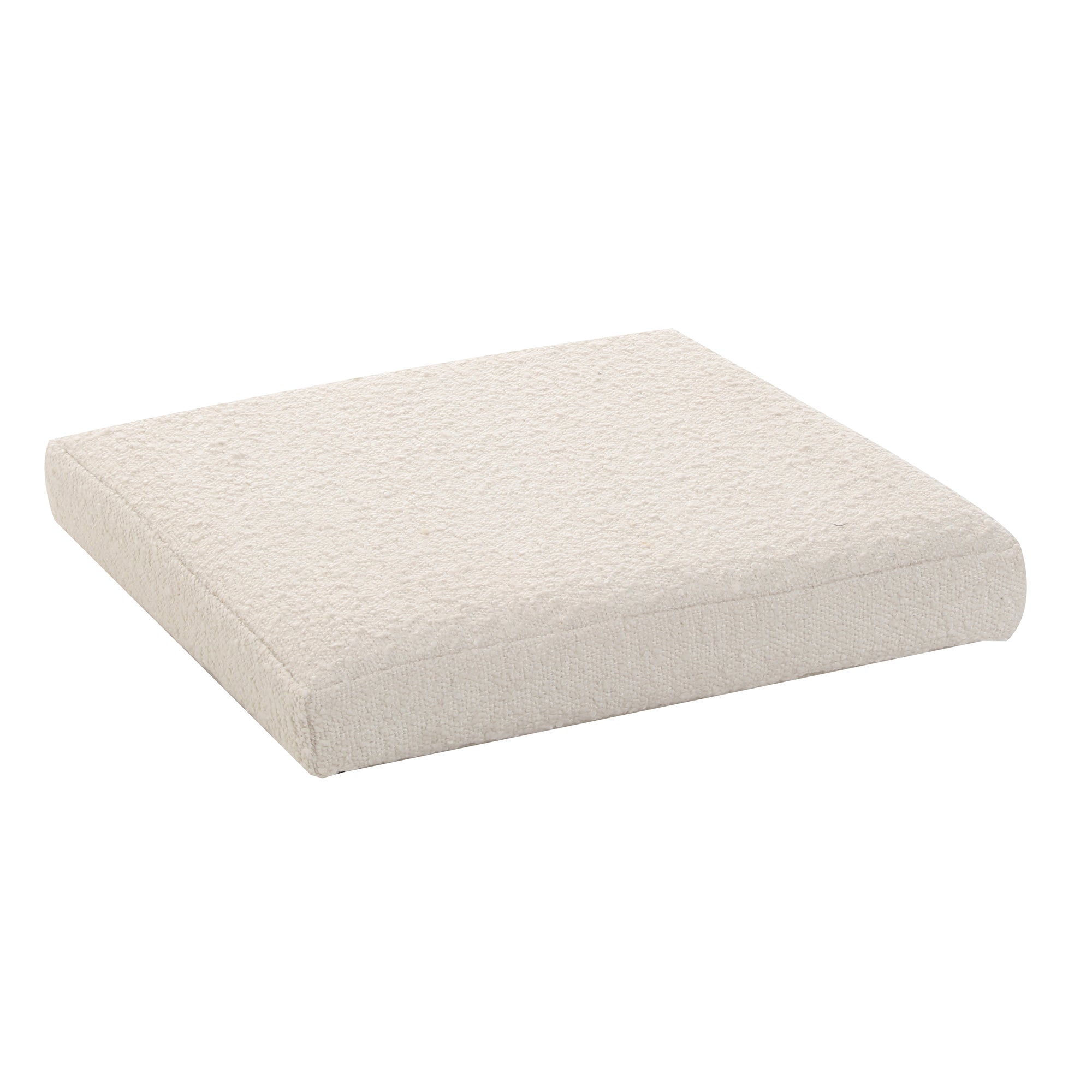 Pouf pliable en bouclette