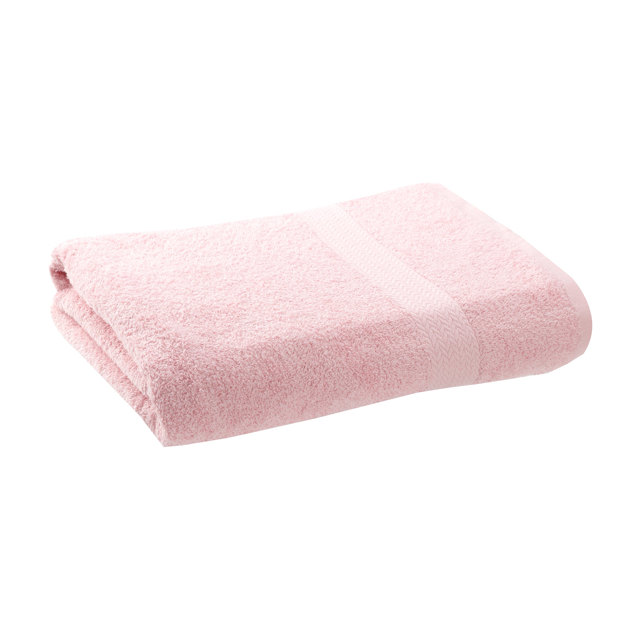 Drap de bain rose 90x145 cm
