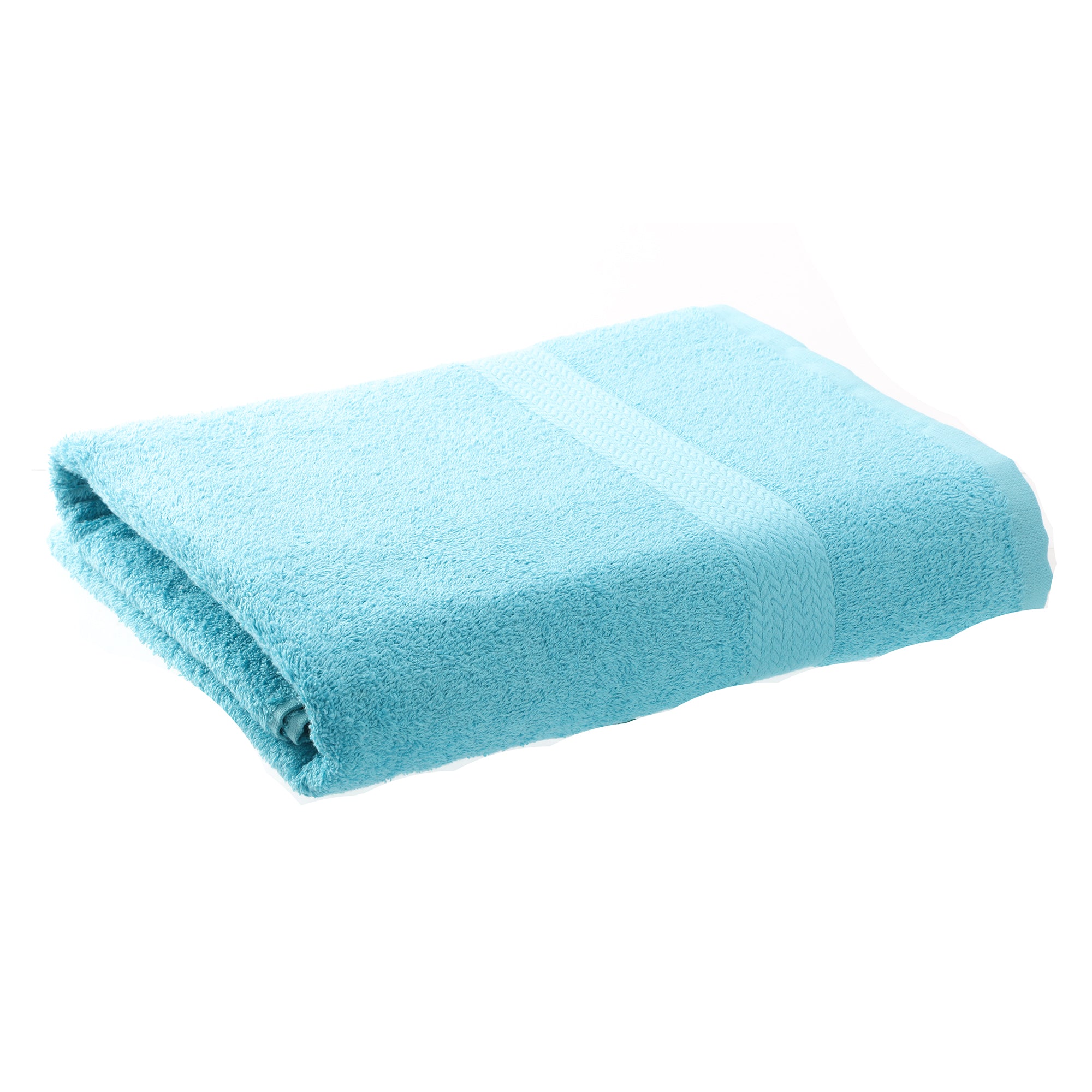 Drap de bain turquoise 90x145 cm
