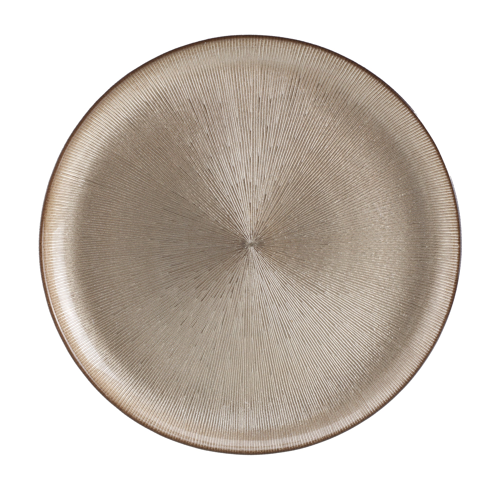 Assiette de présentation Noël 33 cm - Or