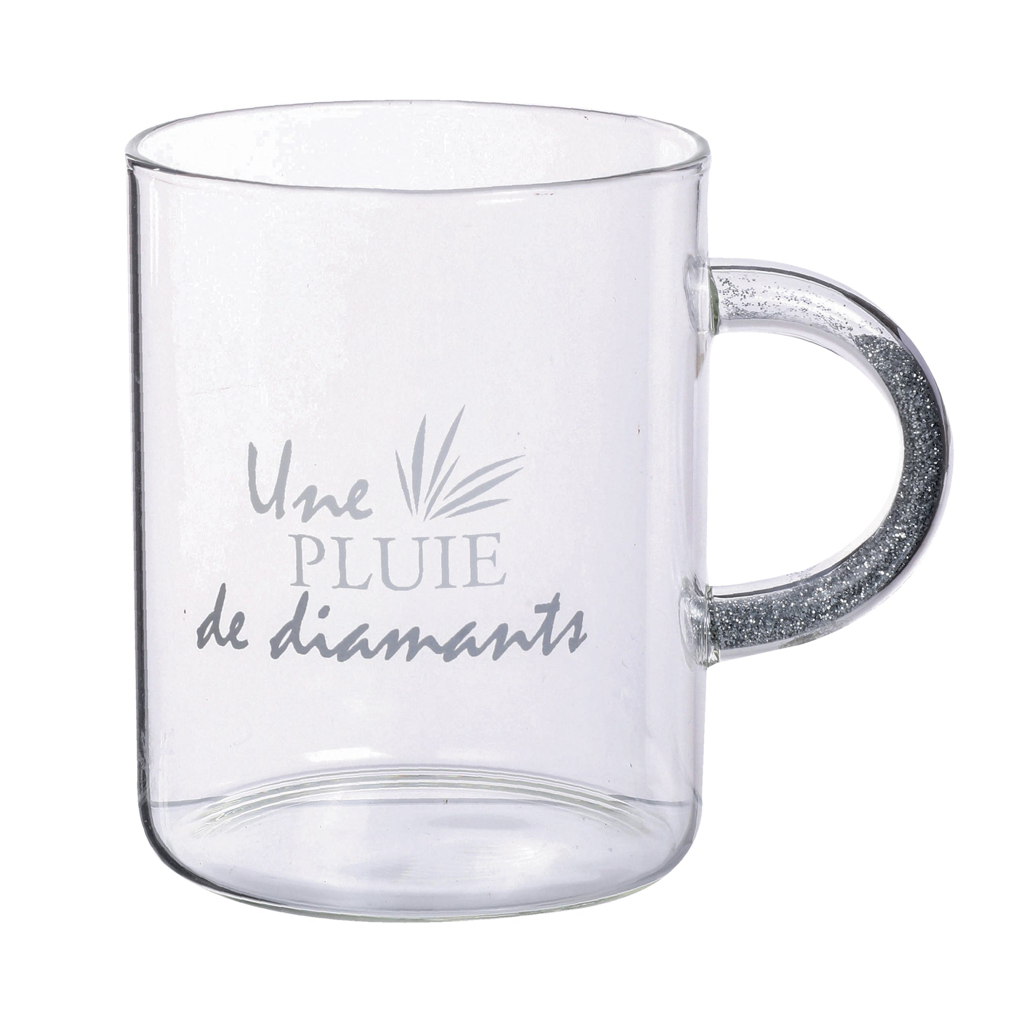 2 tasses à message dorée ou argentée