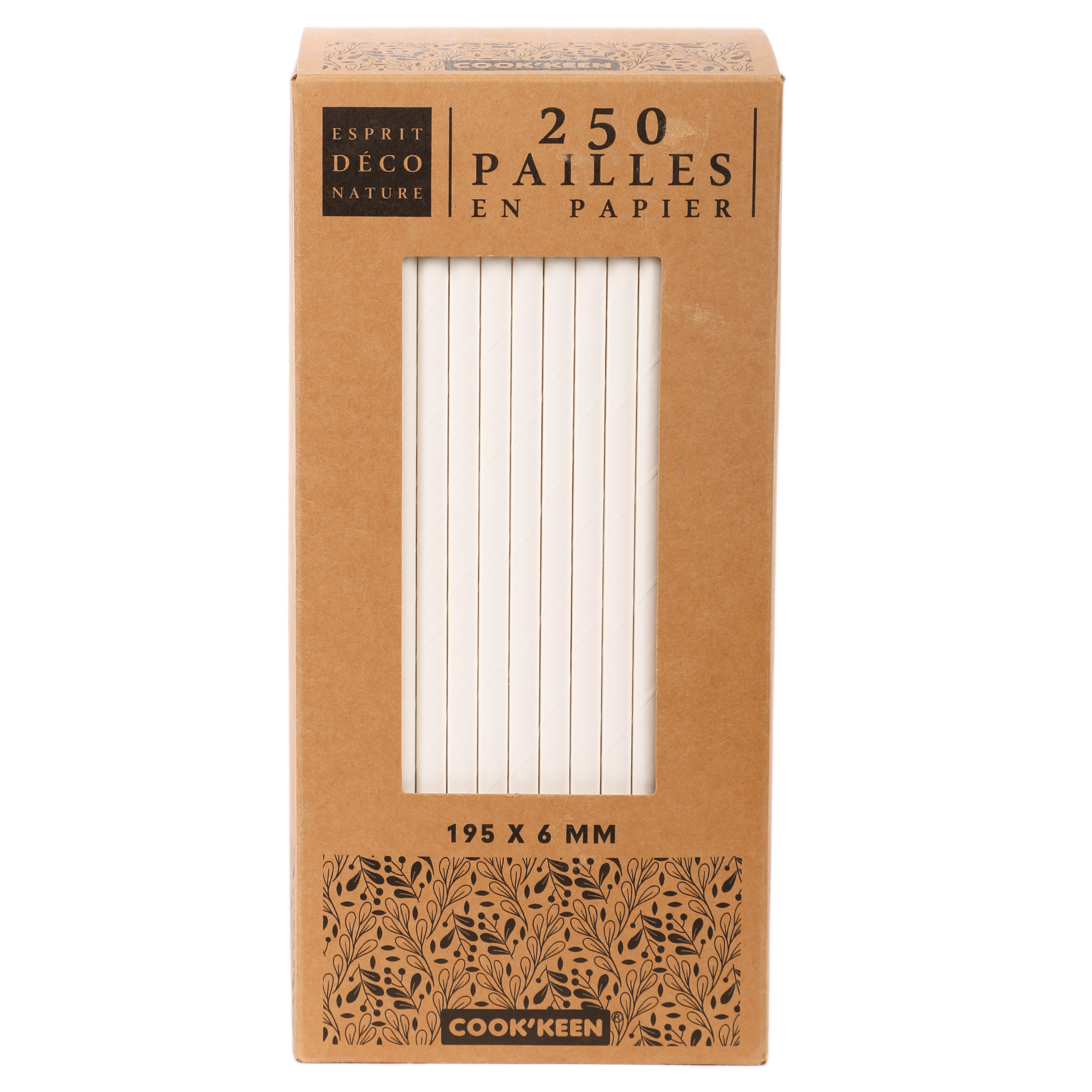 Paille Kraft blanche
