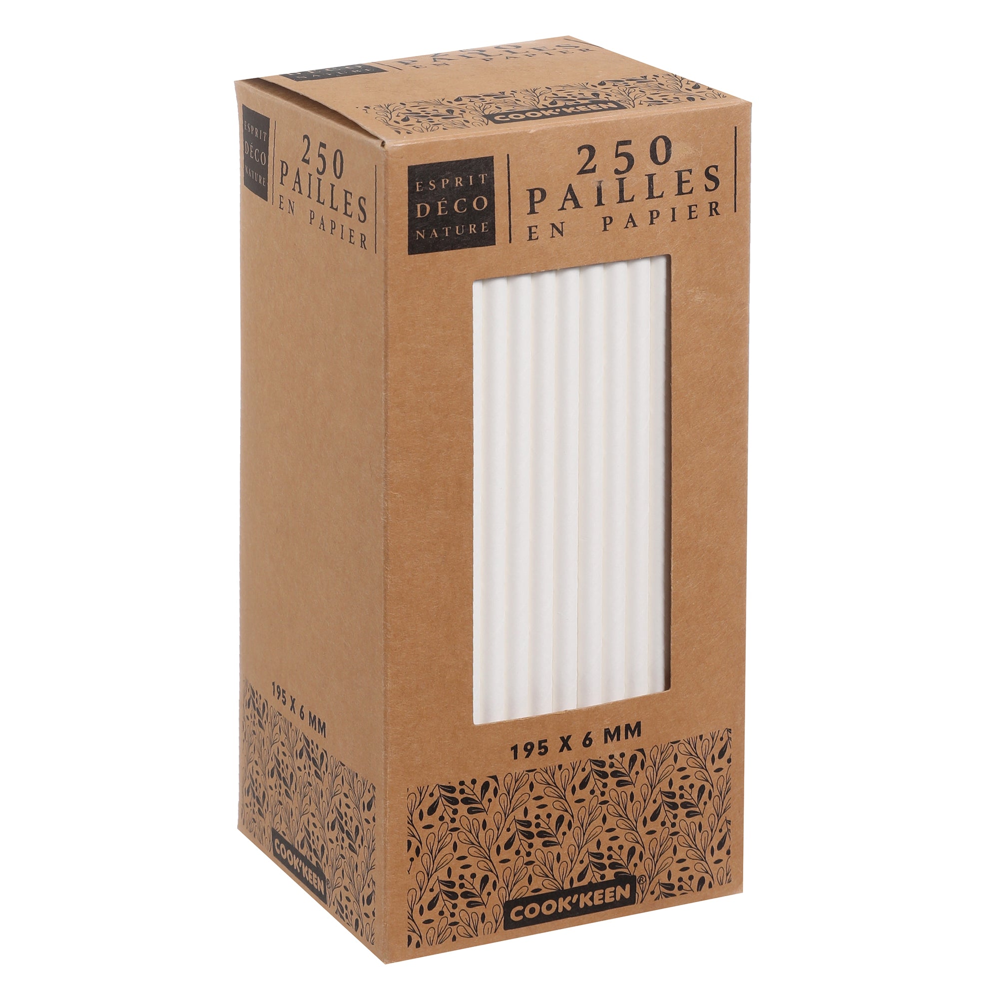 Paille Kraft blanche
