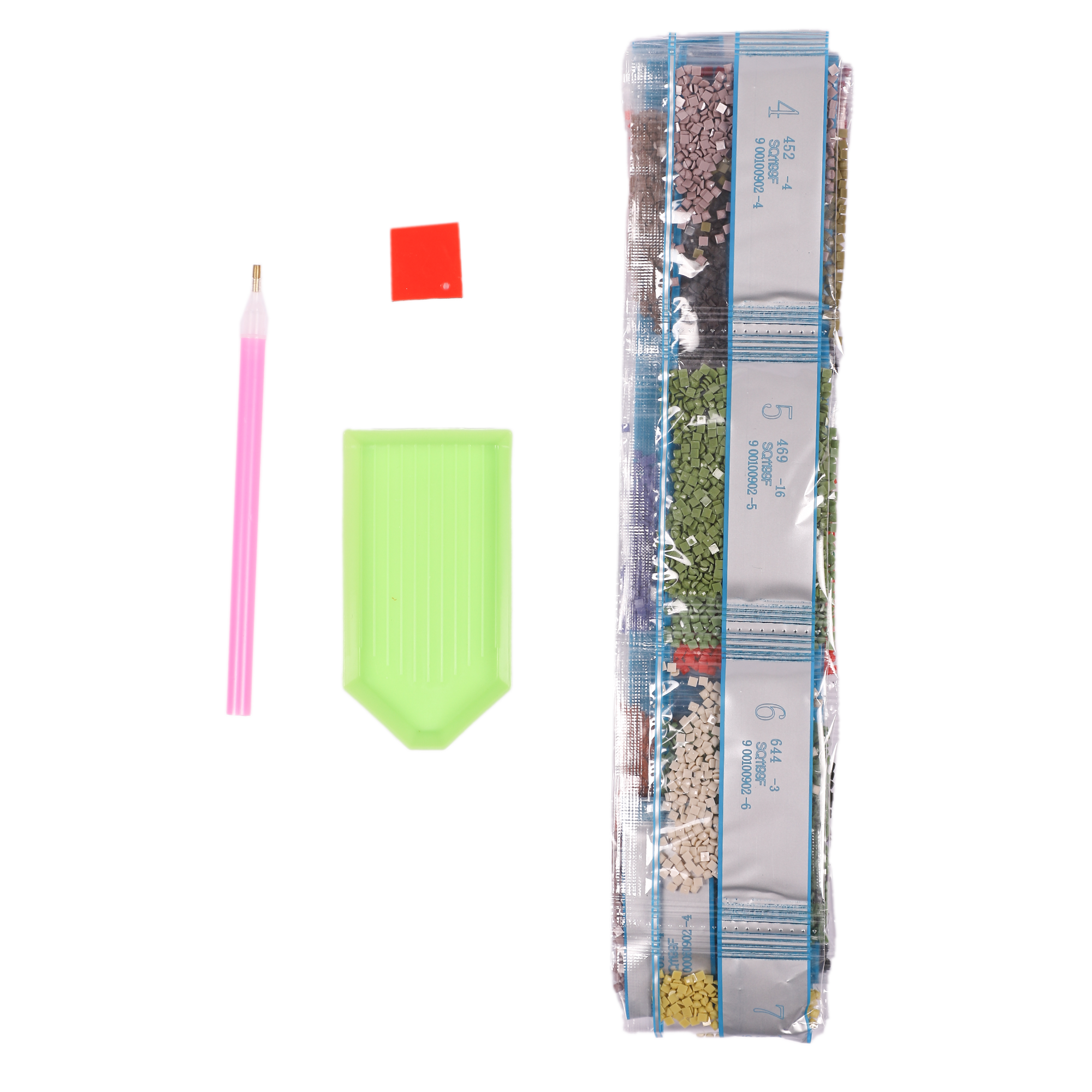 Kit de broderie diamant animaux  - Rouge