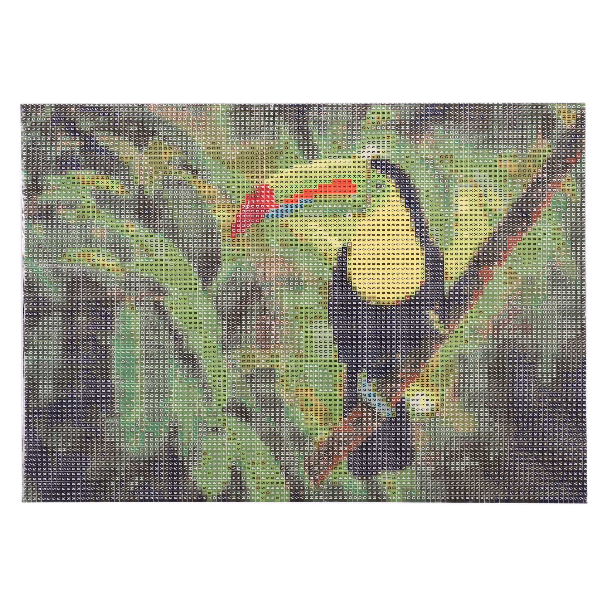 Kit de broderie diamant animaux  - Rouge