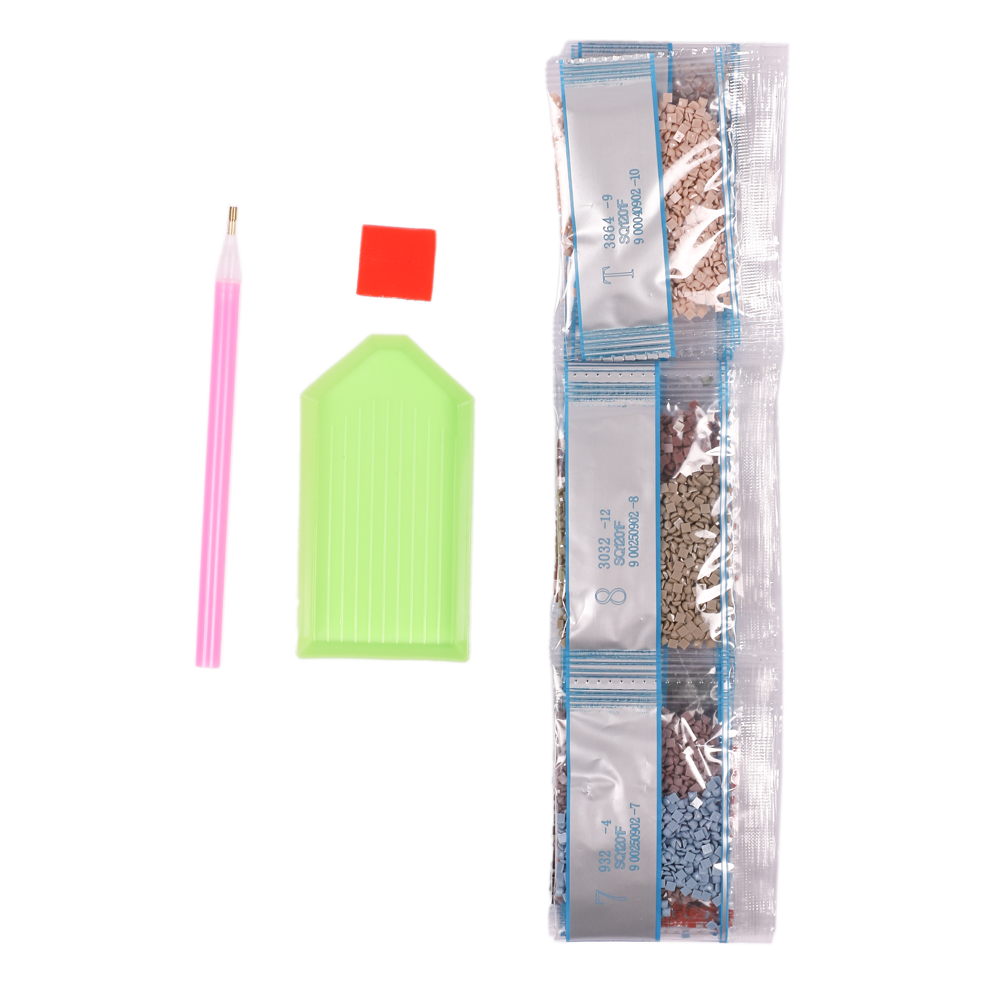 Kit de broderie diamant animaux  - Rouge