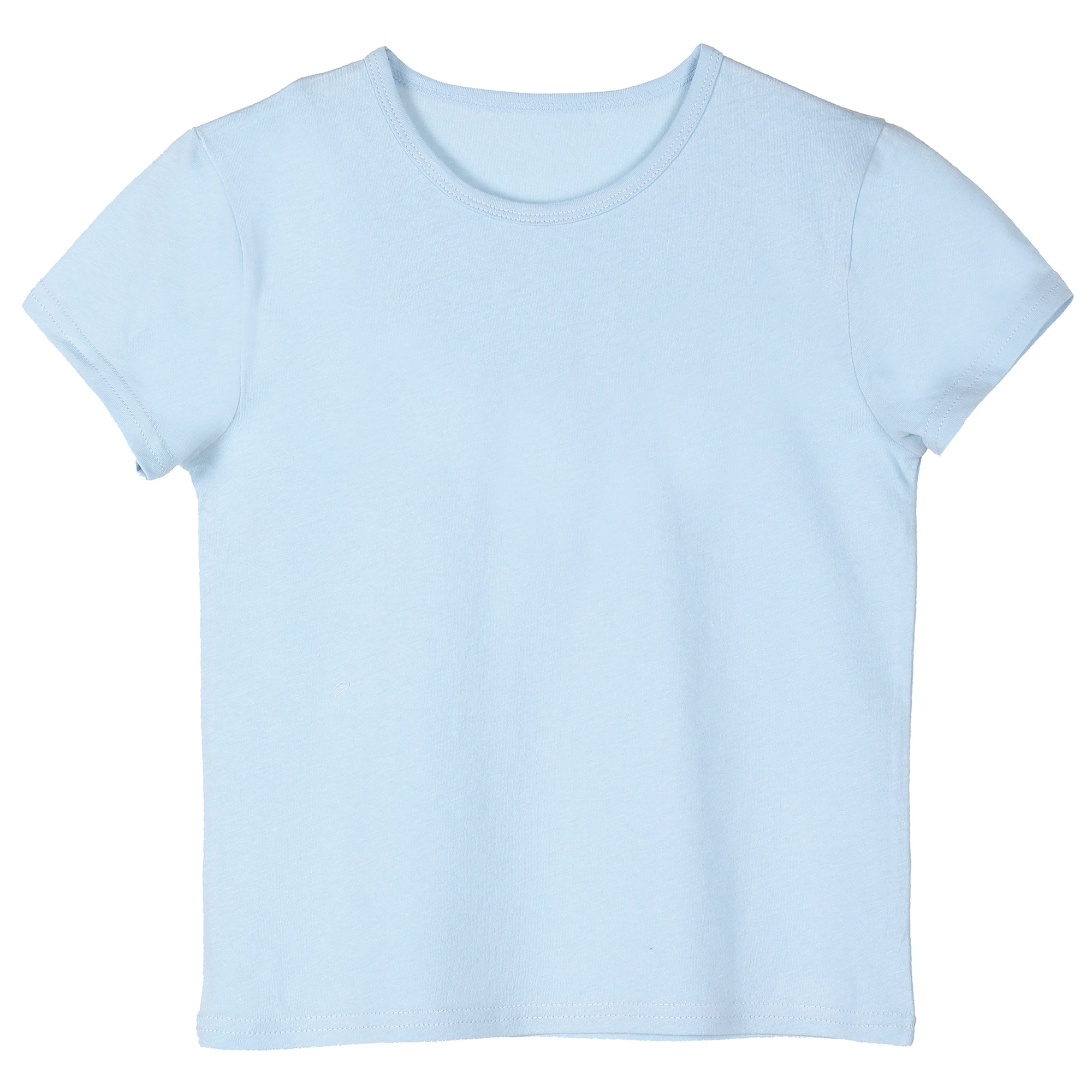 LOT 2 T-SHIRT MC UNI COULEUR 2/3 4/5 6/8A