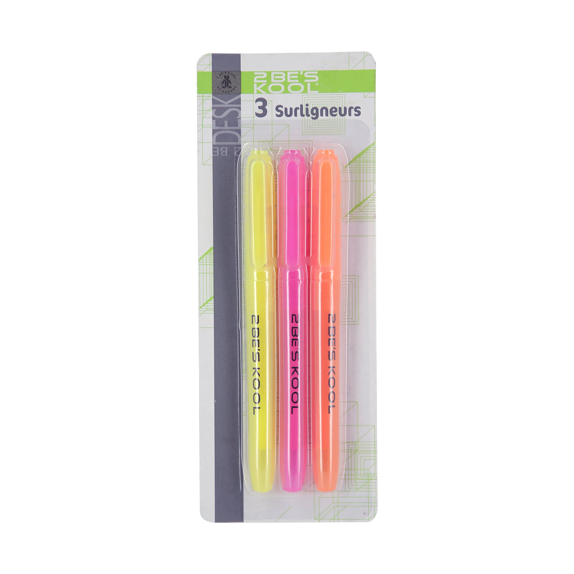 3 surligneurs