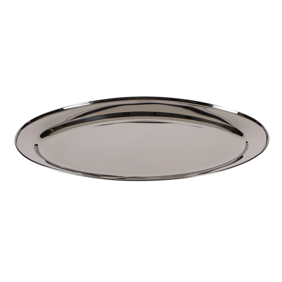 Plat de présentation oval en inox