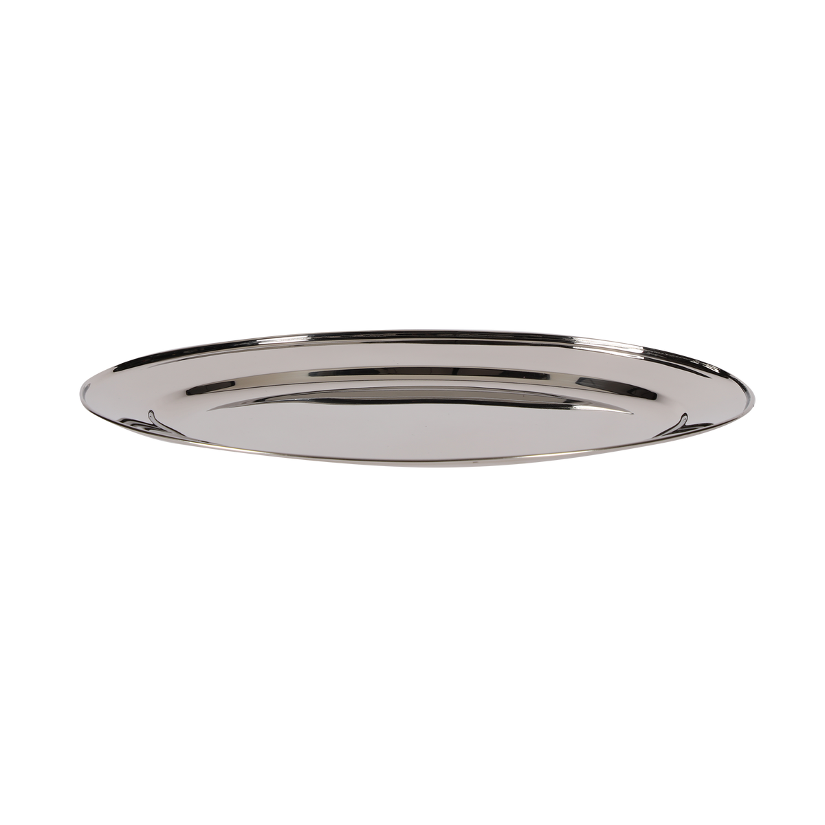 Plat de présentation oval en inox