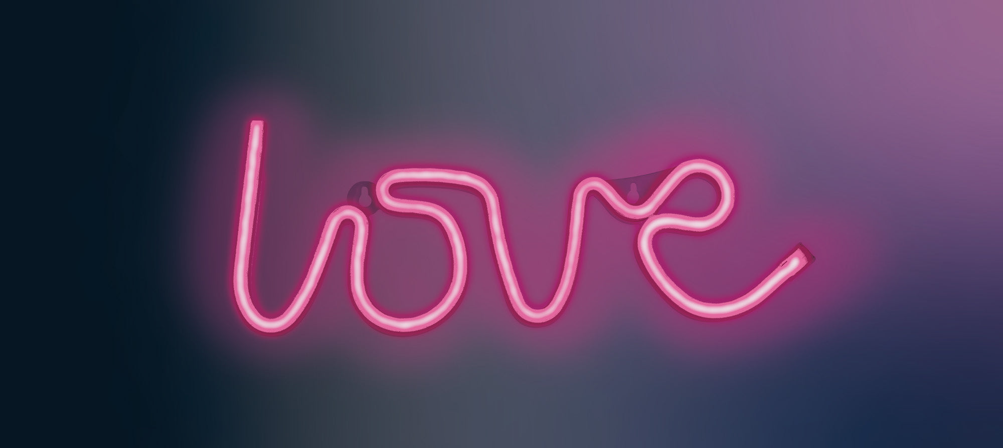 Décoration murale Led Love
