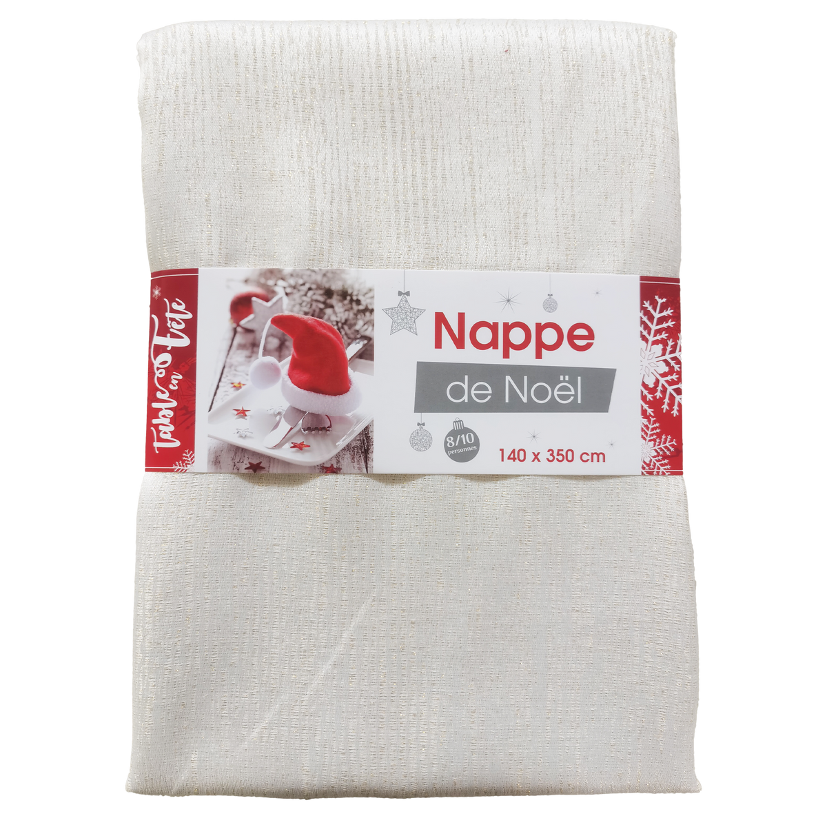 Nappe damassée lurex Chine  - Or