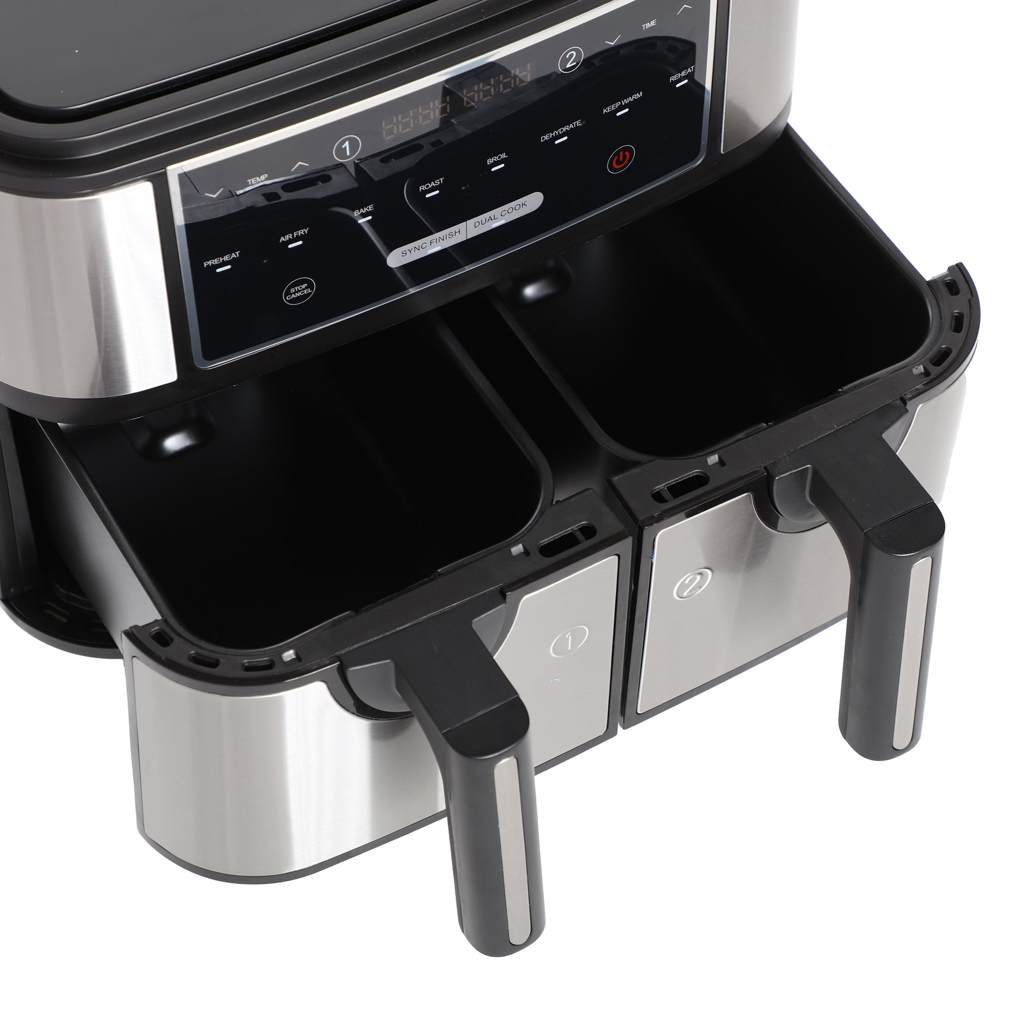 Friteuse sans huile 2 compartiments 4,5Lx2