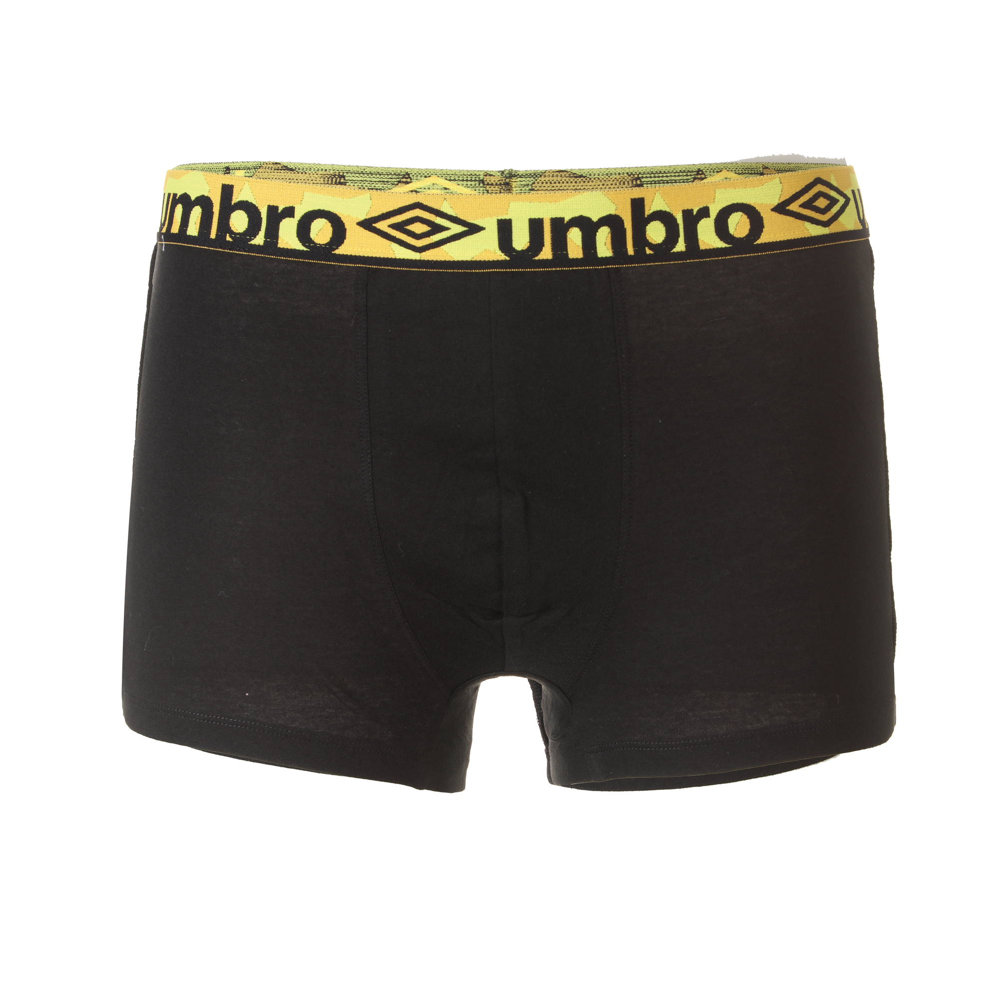 4 boxers unis en coton - Multicolore