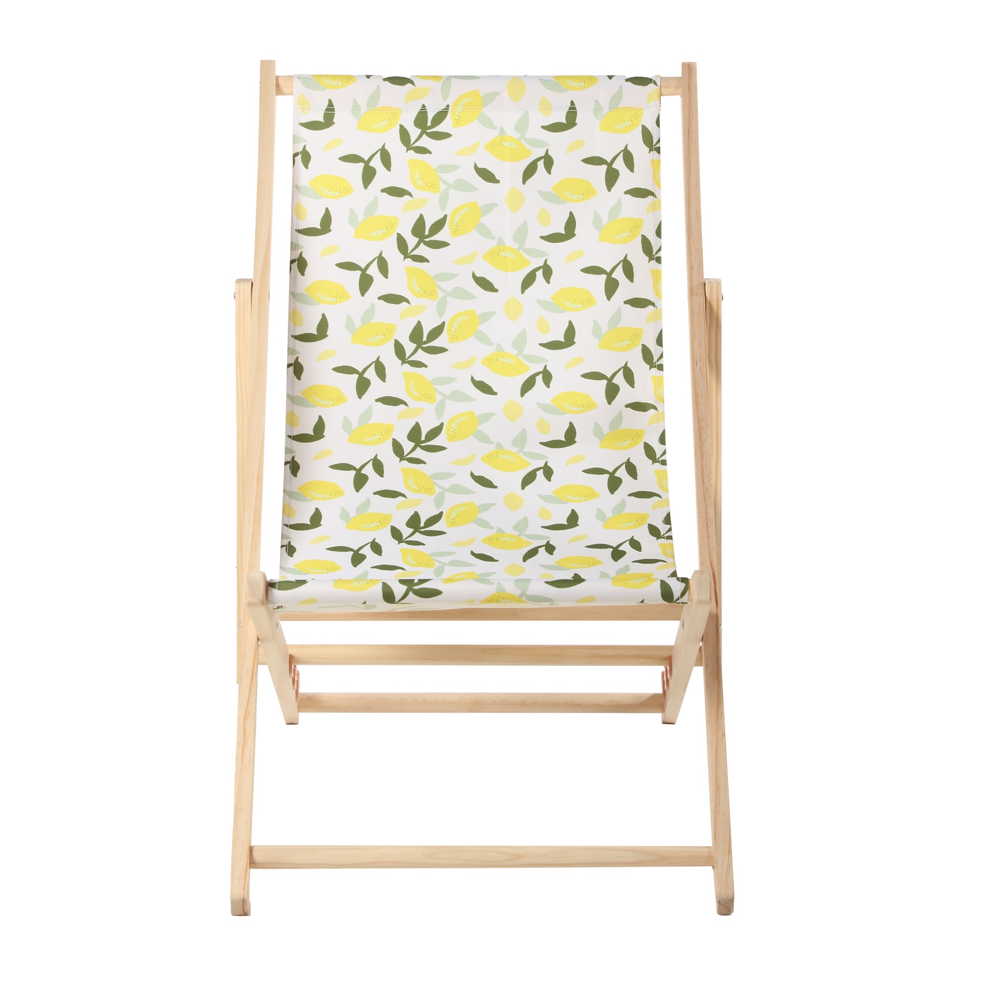 Fauteuil chilienne en bois  - Imprimé