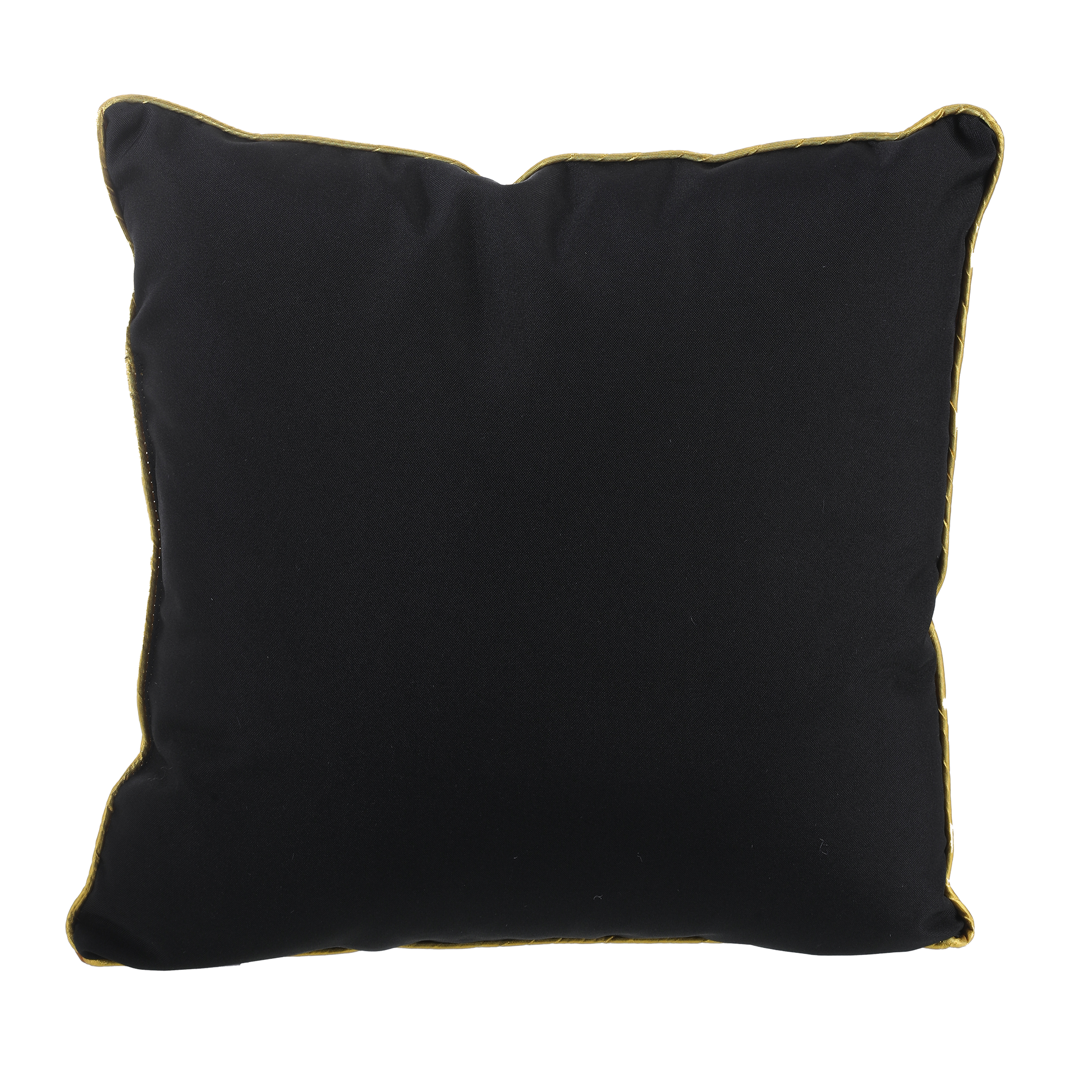 Coussin or et noir 40x40cm - Or